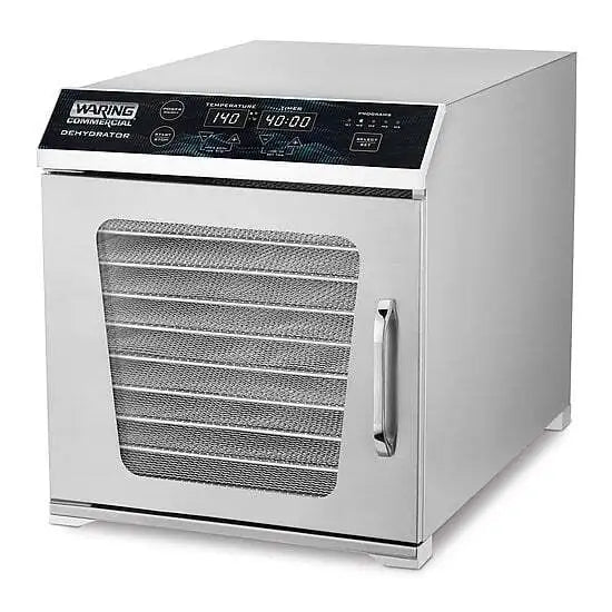 Waring 10 Tray Food Dehydrator for Jerky, Fruits & Herbs - Commercial Grade Electric Dehydrator for Home Kitchen, Camping & Healthy Snacks