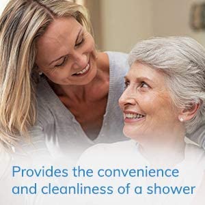 No-Rinse Body Wash for Adults & Seniors - 8 fl oz Rinse-Free Cleansing Formula, Moisturizes & Eliminates Odors (Pack of 2) - Ideal for Bedridden Patients, Post-Surgery Care & Travel