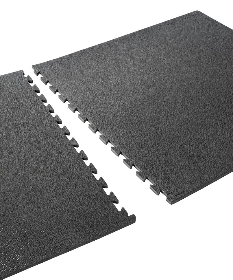 Interlocking Modular Gym Mat Set - 2 Tiles for Home Workouts, Yoga & Kids Play Area - Non-Slip Exercise Flooring for Fitness & Protection