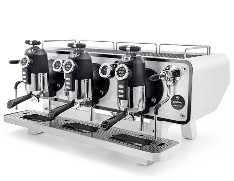 Sanremo Opera 2.0 Commercial Espresso Machine - 3 Group Semi-Automatic Coffee Maker in White | Perfect for Cafes, Restaurants & Coffee Shops