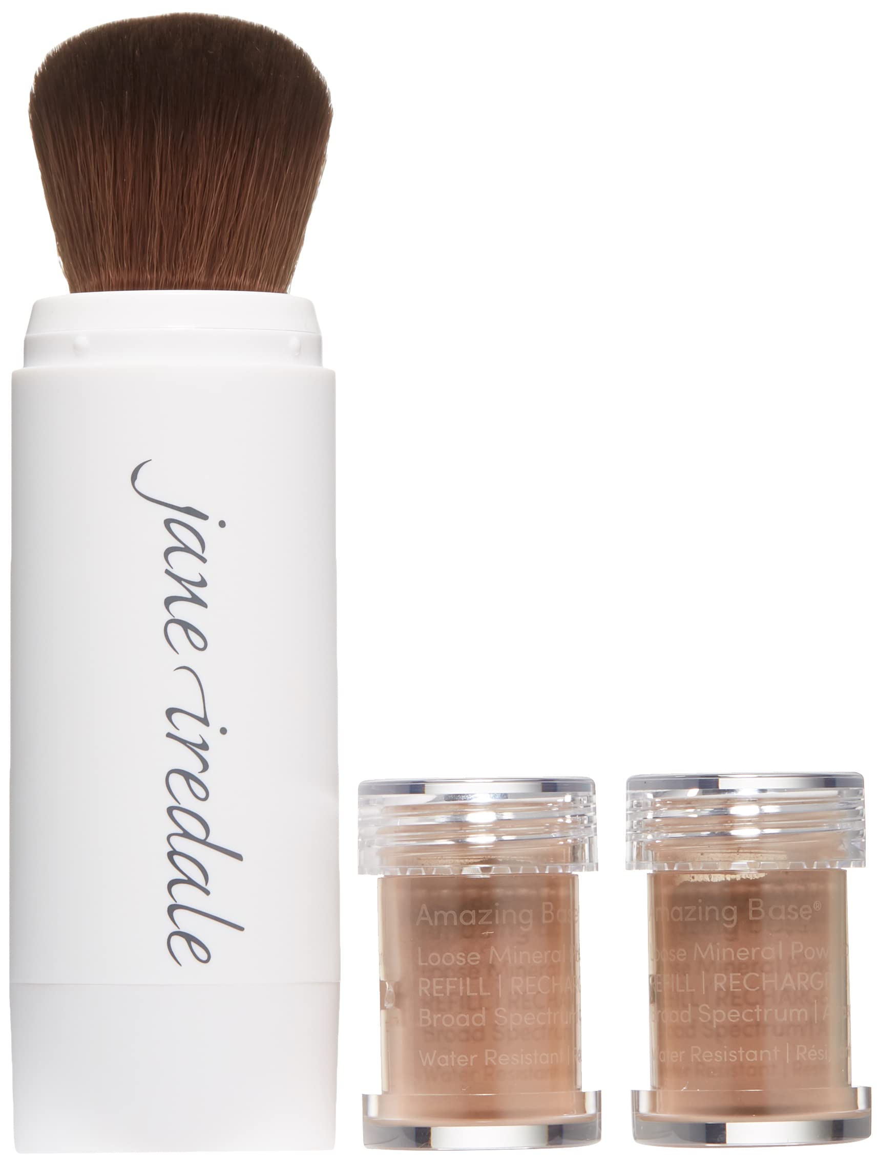 Jane Iredale Amazing Base Loose Mineral Powder - SPF 20 Luminous Foundation | Oil-Free, Talc-Free, Weightless | Vegan & Cruelty-Free Makeup for Flawless Coverage | Perfect for Daily Wear & Sensitive Skin