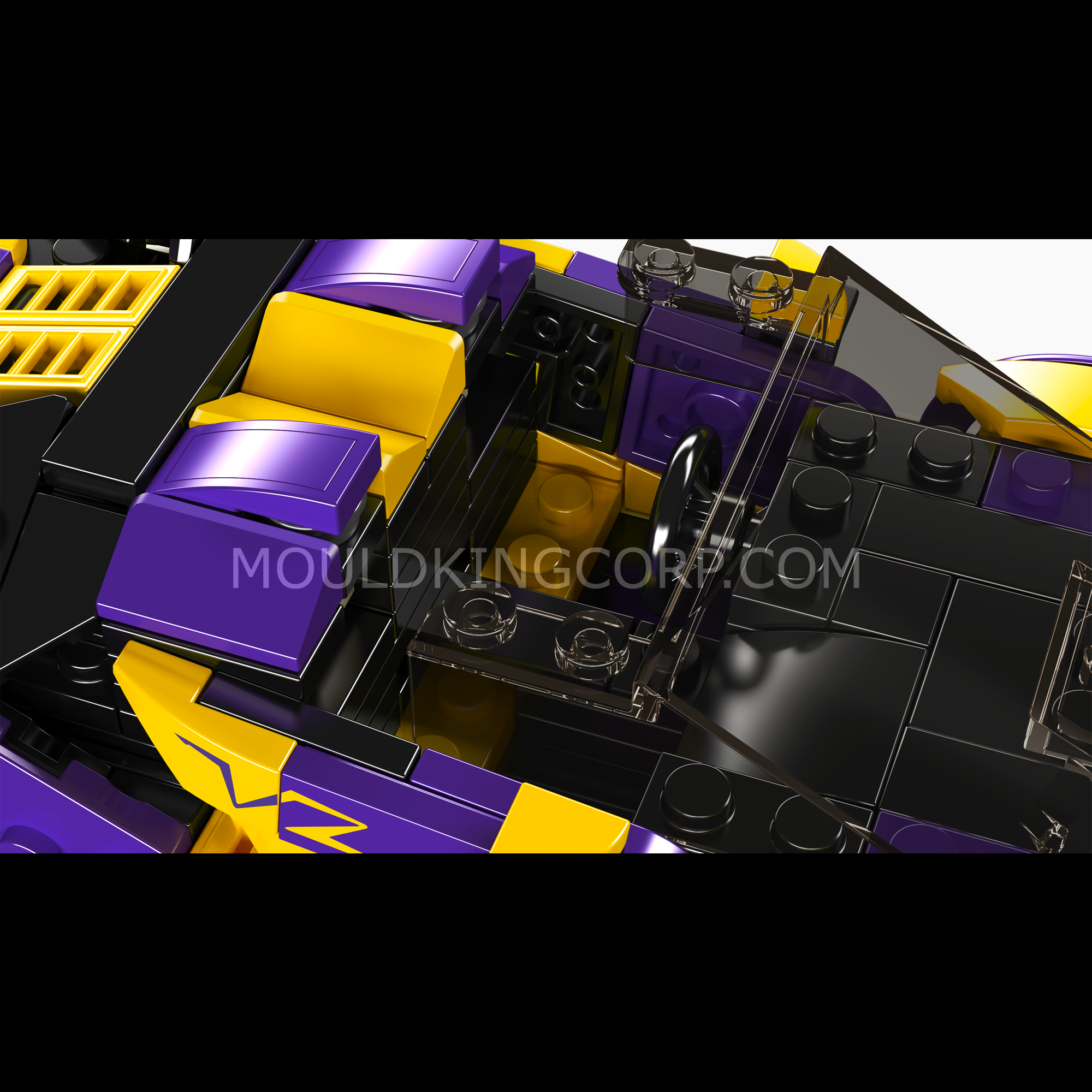 Mould King 27054 Centennial Bull Supercar Building Set - 344 Pcs DIY Model Kit for Adults & Teens | Perfect for Collectors, Gifts & Home Decoration