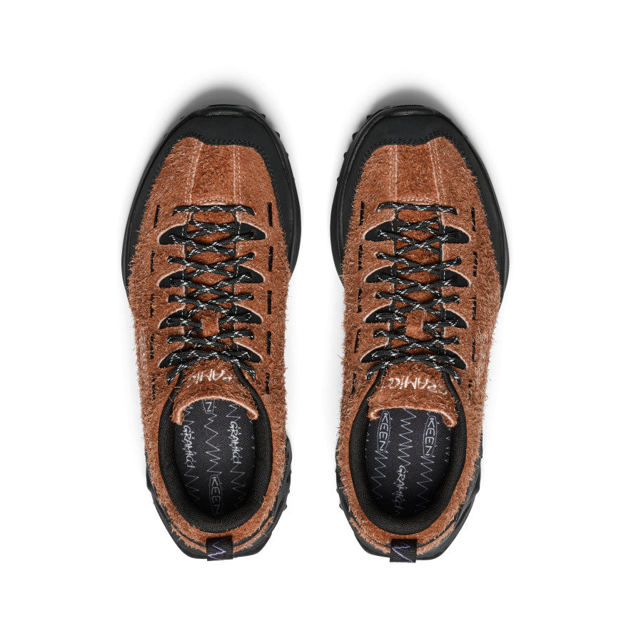 Men's Jasper Zionic Sneaker x Gramicci - Sorrel Horse/Black | Lightweight Comfortable Walking Shoes for Outdoor Hiking & Casual Wear