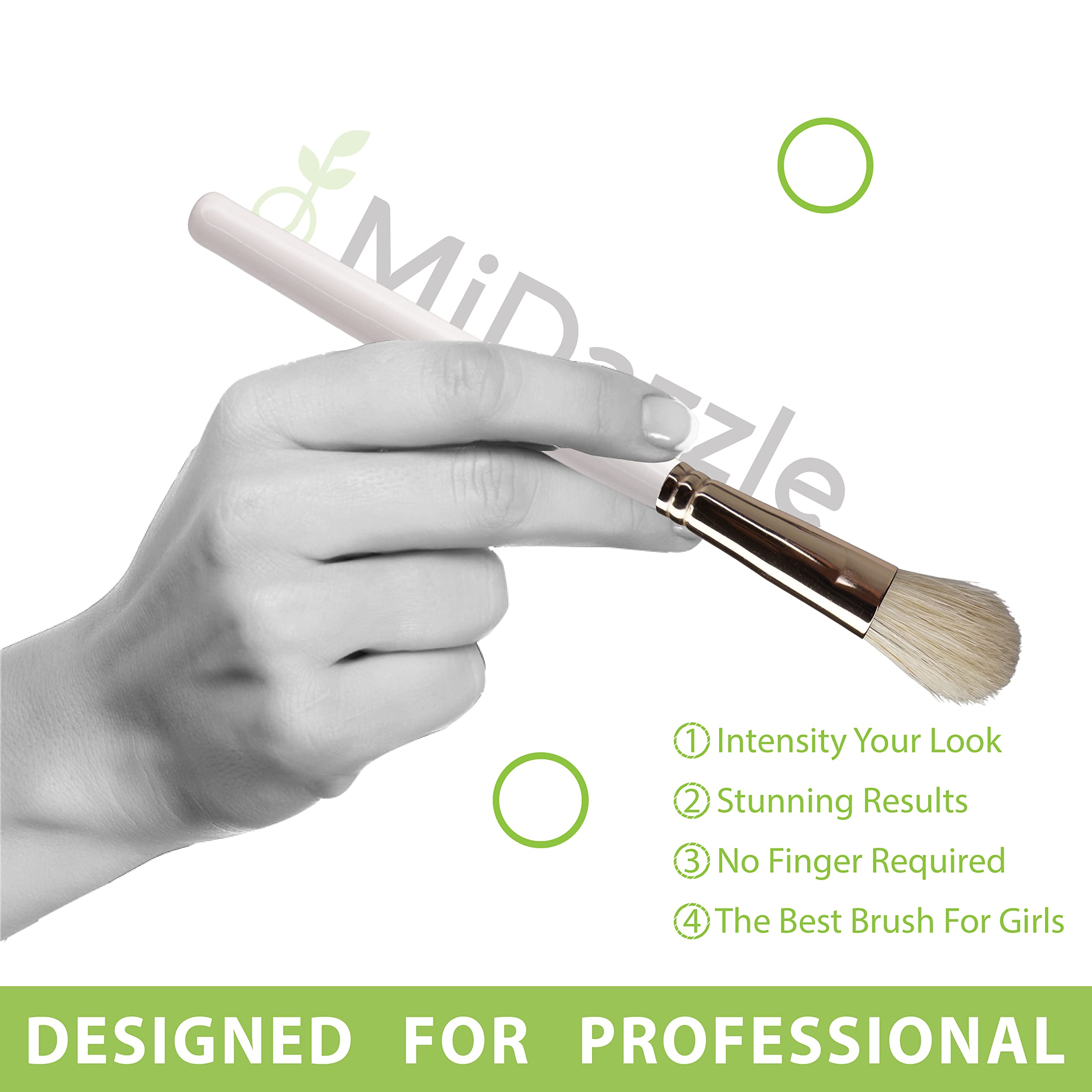 Midazzle Professional Face Pack Brush (MIMB00406) - Premium Makeup & Skincare Brush for Smooth Application - Perfect for Facials, Masks & Spa Treatments at Home