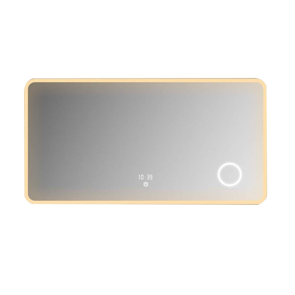 Anti-Fog LED Bathroom Vanity Mirror with Touch Control - 80x130cm Wall Mounted Makeup Mirror with Adjustable Lighting for Dressing Room, Bedroom & Bathroom Decor