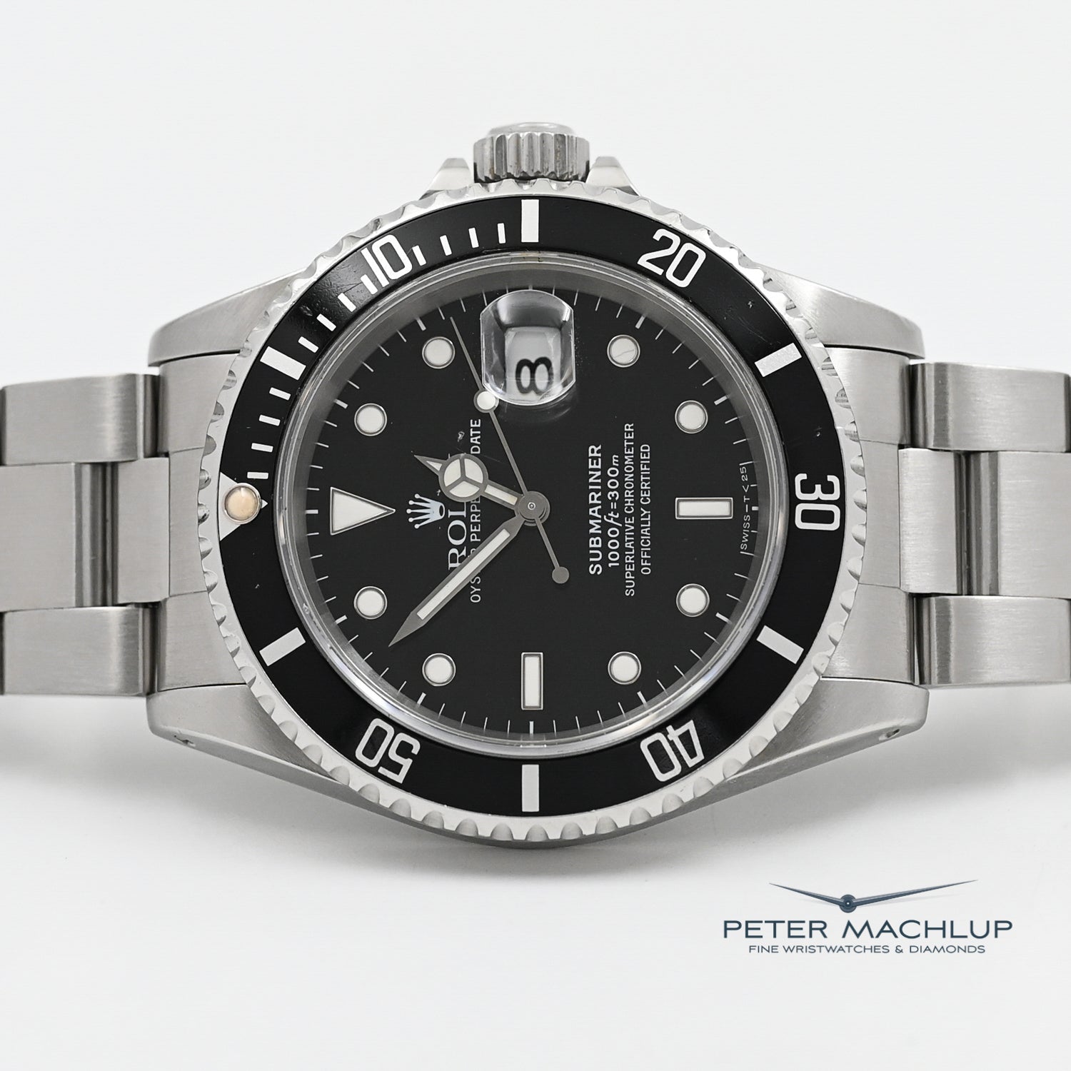 Original Rolex Submariner Date 40mm Men's Watch 1991 Model - Luxury Dive Watch for Professional Divers & Water Sports
