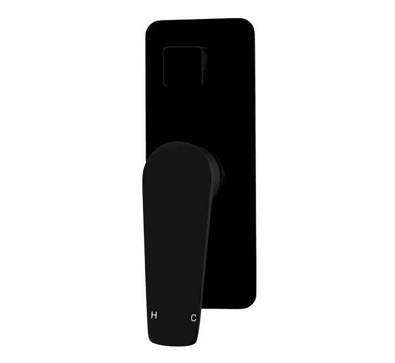 Cascade Shower Mixer with Diverter - Matte Black Finish - Modern Bathroom Faucet for Spa-Like Shower Experience