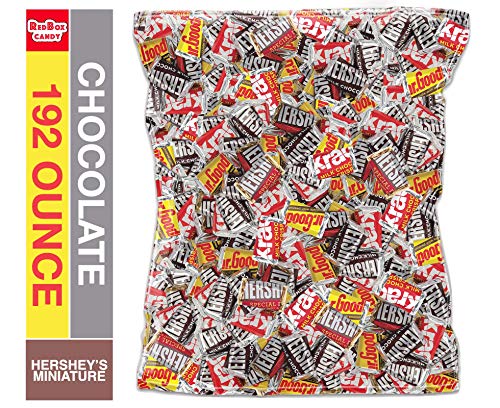 HERSHEY'S Miniatures Chocolate Candy Assortment - HERSHEY'S, SPECIAL DARK, KRACKEL, MR. GOODBAR Snack Size (192 oz Bulk Pack) | Perfect for Halloween Treats, Party Favors, Office Snacks & Gift Baskets