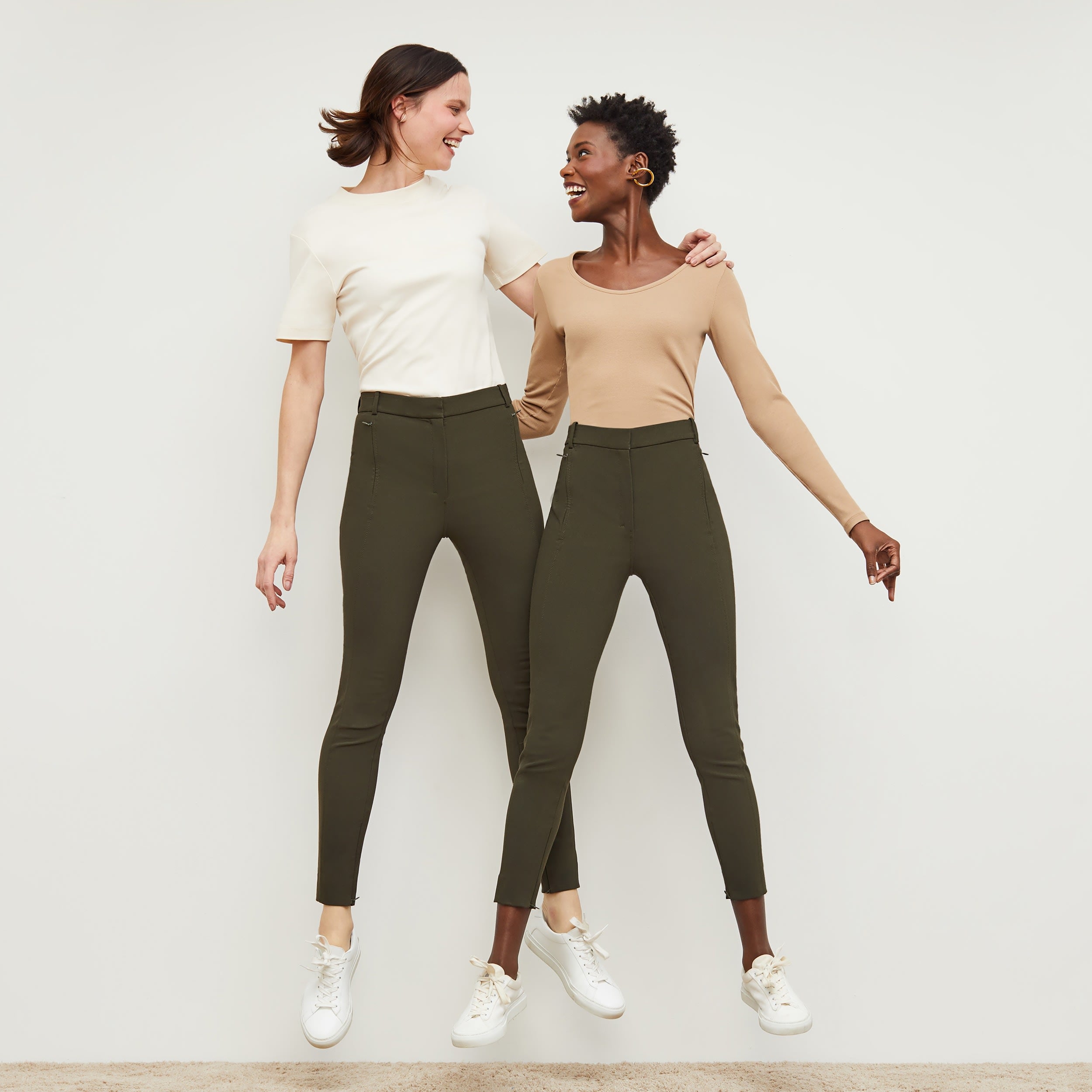 Curie Pant PowerStretch Pro - High-Performance Stretch Pants for Women in Dark Olive | Perfect for Yoga, Hiking & Outdoor Activities