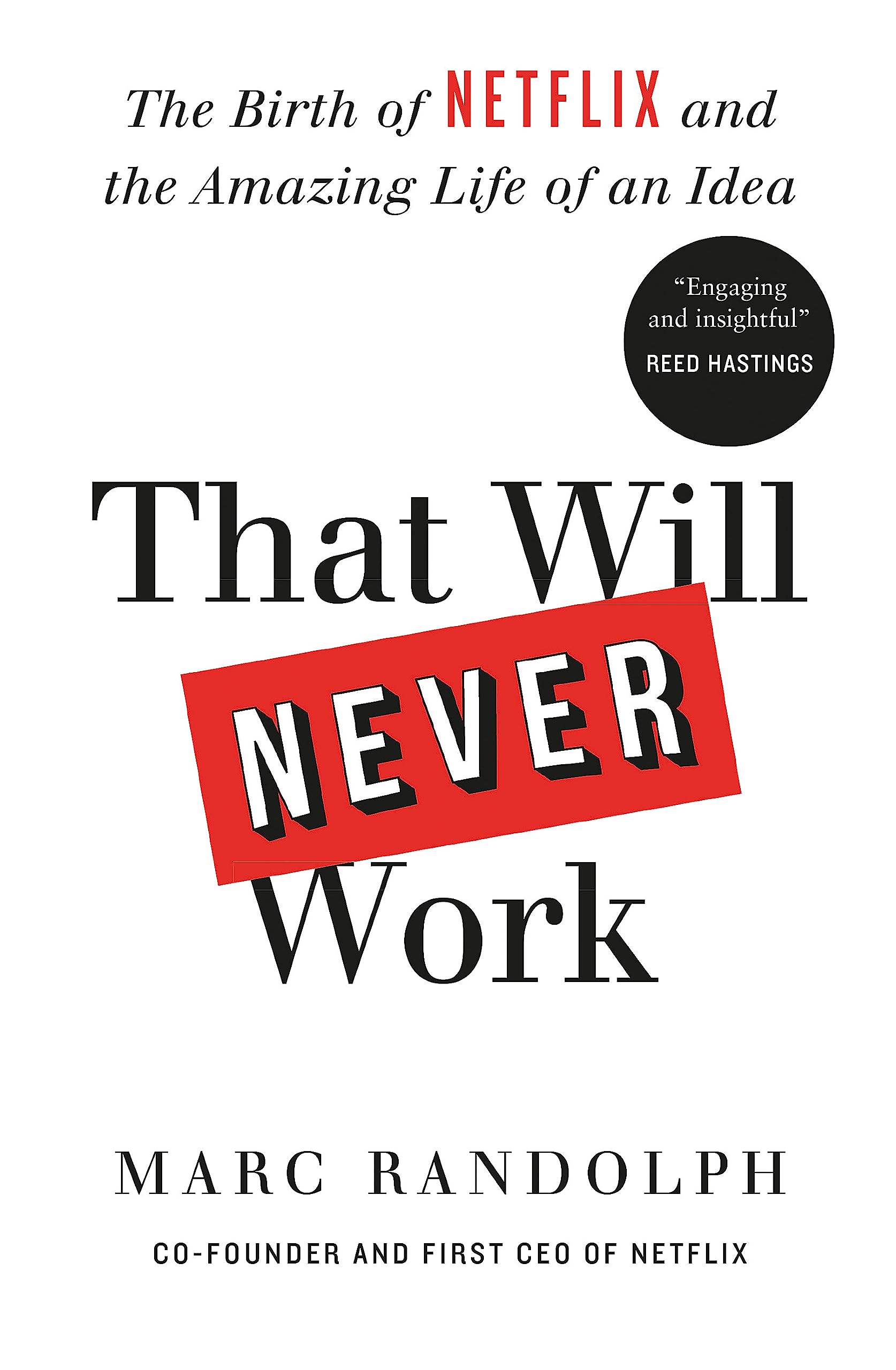 That Will Never Work - Inspirational Business Book for Entrepreneurs & Startups | Perfect for Motivation, Leadership & Success Stories