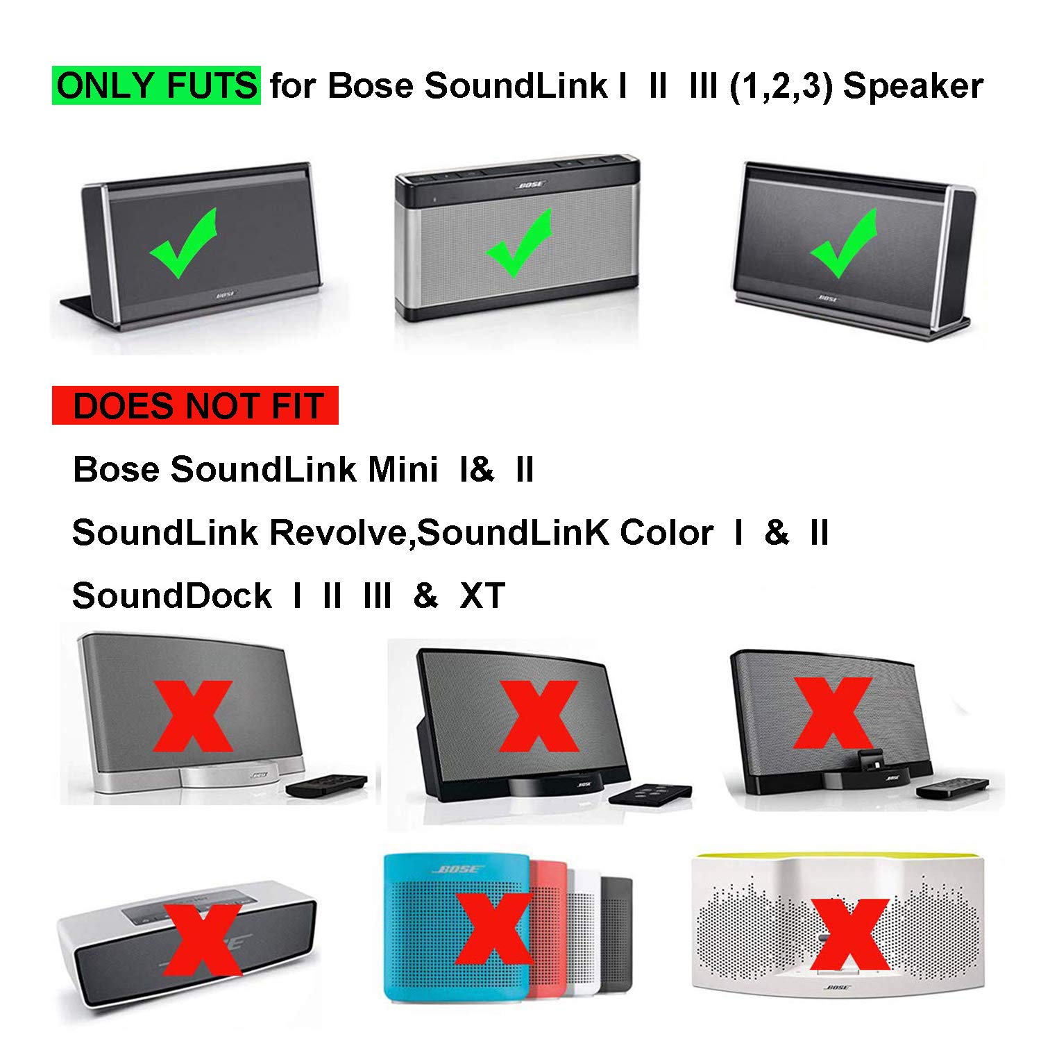 Bose SoundLink I II III 1 2 3 Wireless Speaker AC/DC Power Adapter - 17V-20V Replacement Charger Cord for SoundLink Mobile Speaker System (Models 10 306386-101 369946-1300 301141 404600 414255) - Perfect for Home, Office & Travel Use