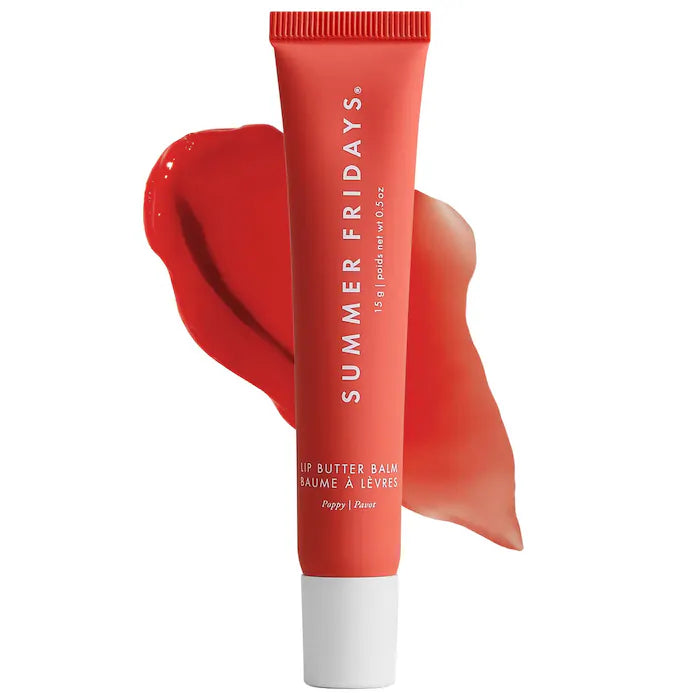 Summer Fridays Lip Butter Balm - Hydrating & Shining Lip Care for Dry Lips | All-Day Moisture, Nourishment & Glossy Finish | Perfect for Daily Use, Makeup Prep & On-the-Go Hydration