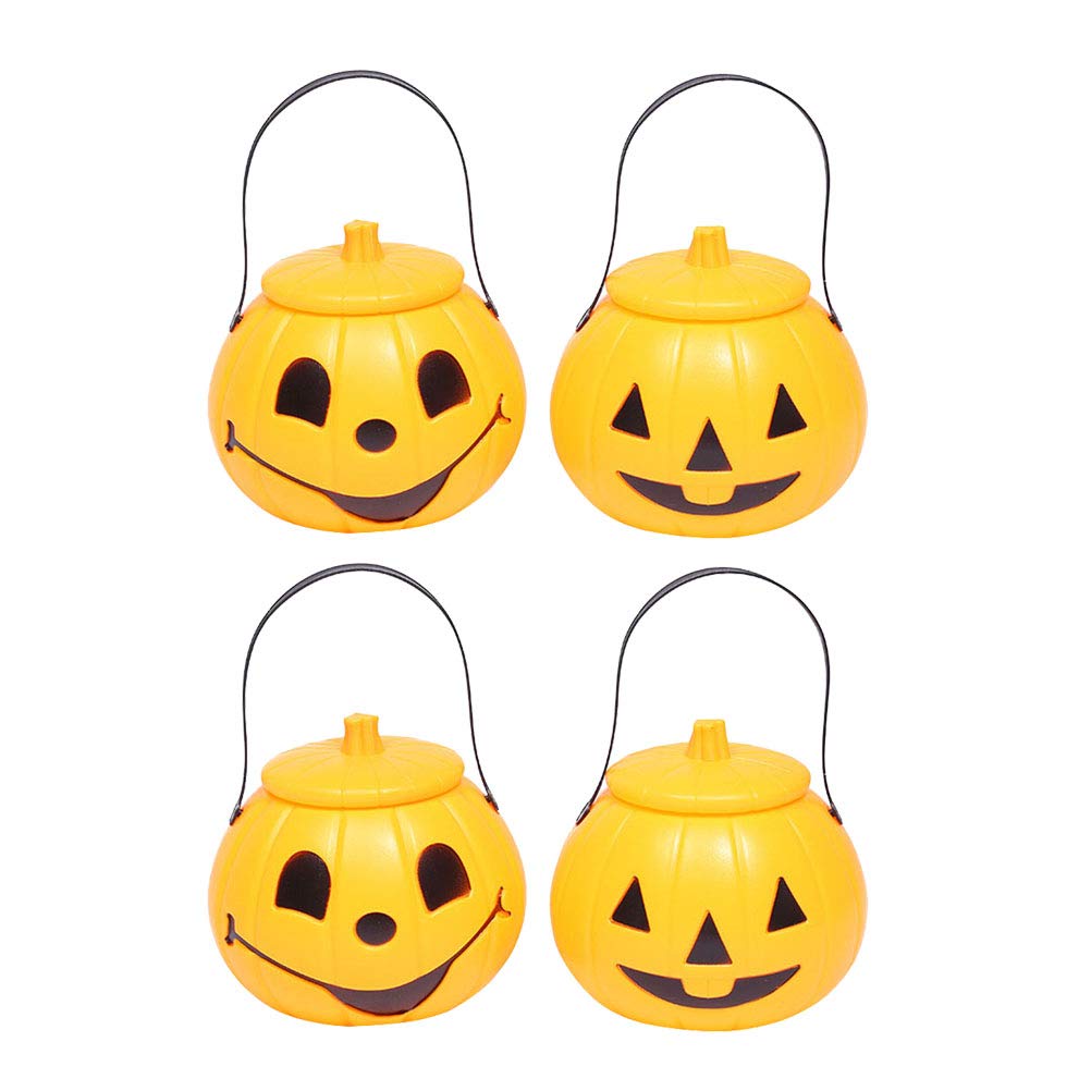 Roman Soldier Costume Candy Bucket - Halloween Trick or Treat Pumpkin Pail with Cover, Adult & Child Props for Mailbox Decoration, Candy Stand, Party Favors - Perfect for Halloween Parties, School Events and Themed Costume Contests