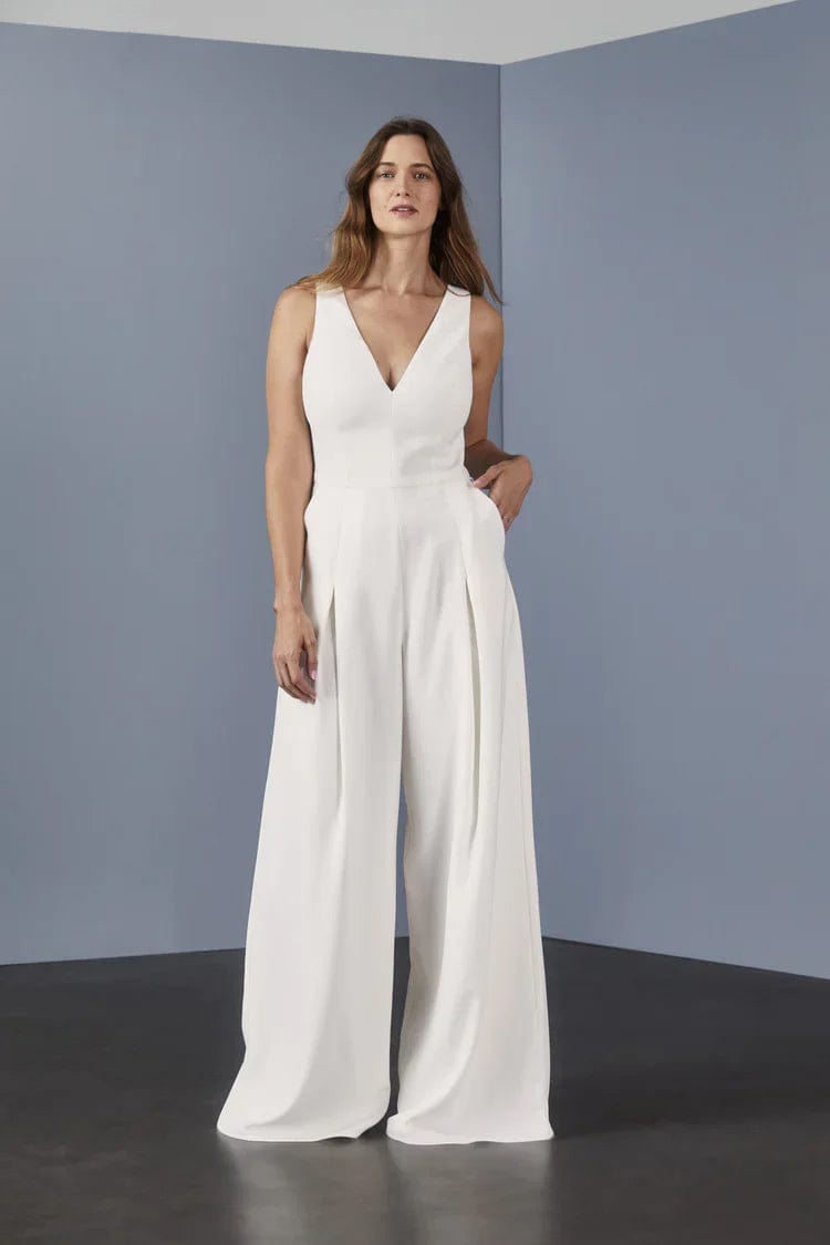 Amsale LW136 Wedding Dress Size 12 - Elegant A-Line Gown for Brides, Perfect for Church Ceremonies & Beach Weddings