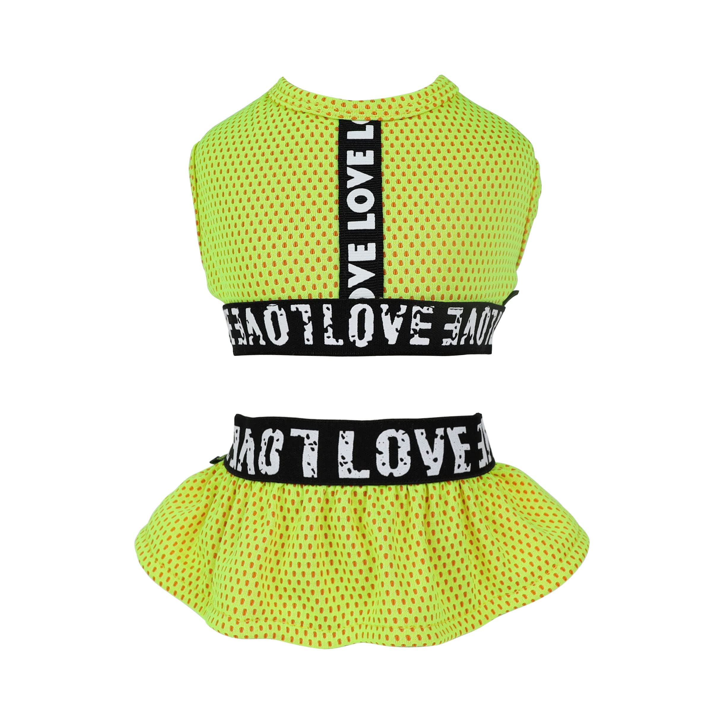 Fitwarm 2-Piece Dog Dress - Lightweight Summer Outfit for Small Dogs & Cats | Perfect for Outdoor Adventures