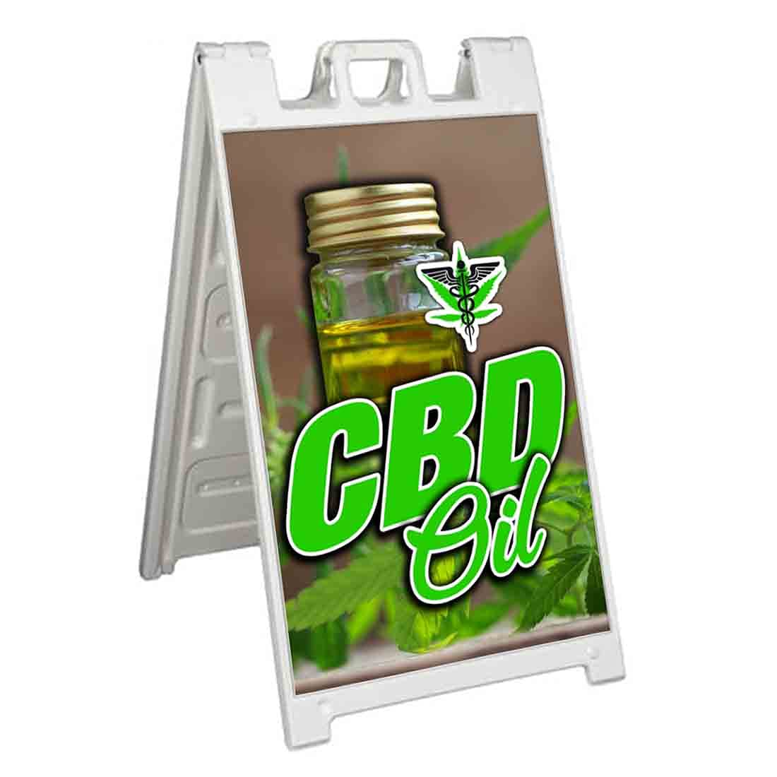 Premium CBD Oil A-Frame Signicade - 24
