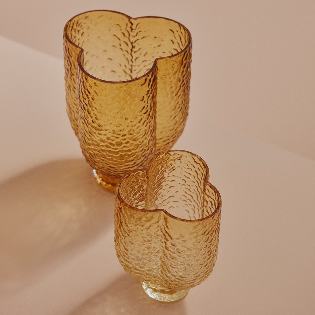 Arura Trio Vase Set of 4 Small Ceramic Flower Vases - Perfect for Home Decor, Wedding Centerpieces, and Tabletop Arrangements