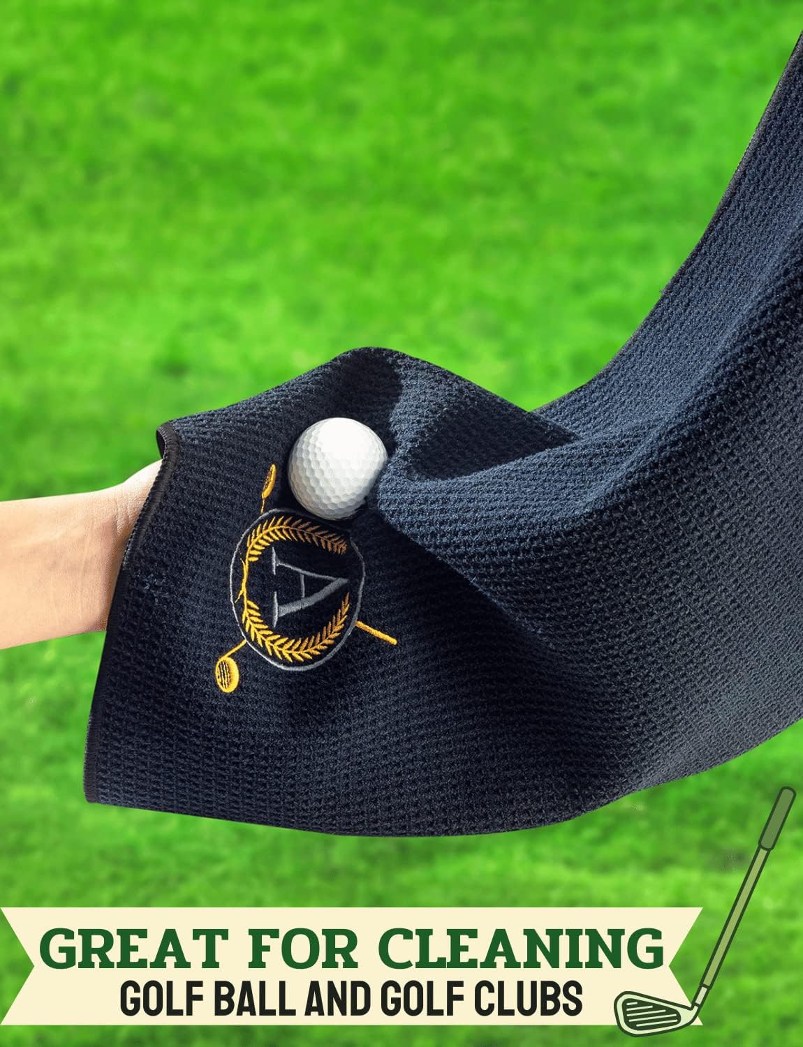 Personalized Monogrammed Golf Towel - 16