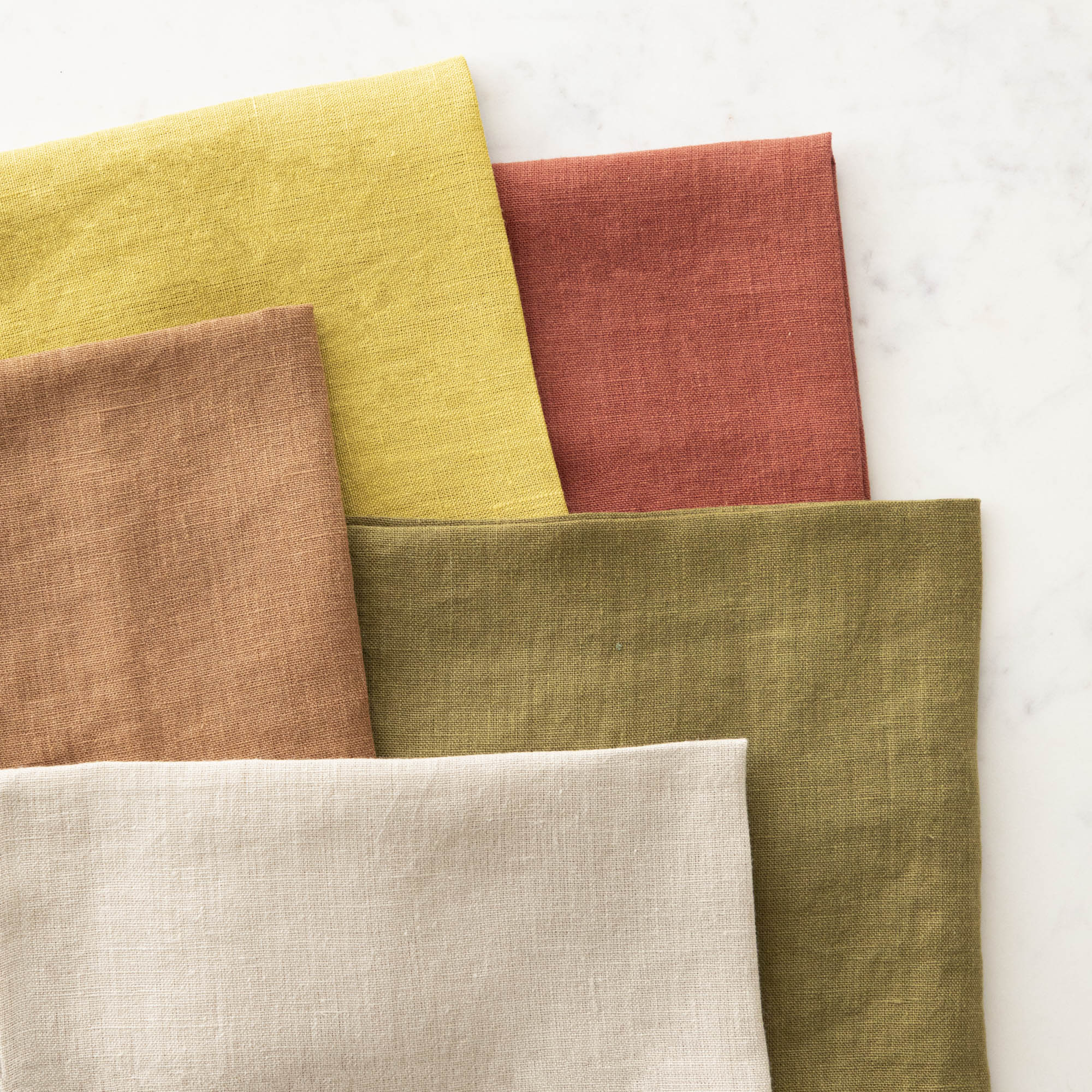 Premium European Linen Napkins Set - 100% Organic Flax Table Linens for Fine Dining, Weddings & Elegant Home Decor