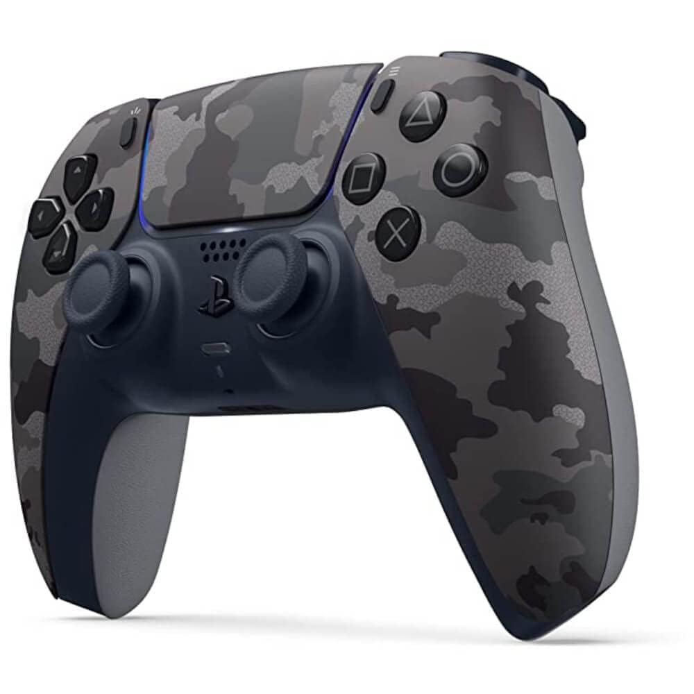 Sony PlayStation 5 DualSense Wireless Controller - Gray Camouflage (Renewed) | Compatible with PS5 Console | Perfect for Gaming, Streaming & Multiplayer Sessions
