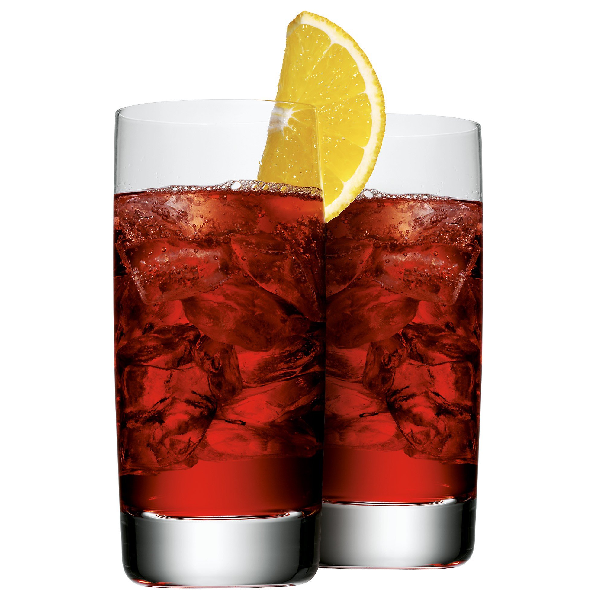 Premium WMF Long Drink Glasses Set of 2 - 17oz Crystal Clear Highball Tumblers for Cocktails, Iced Tea & Refreshing Beverages - Perfect for Home Bars, Parties & Outdoor Entertaining