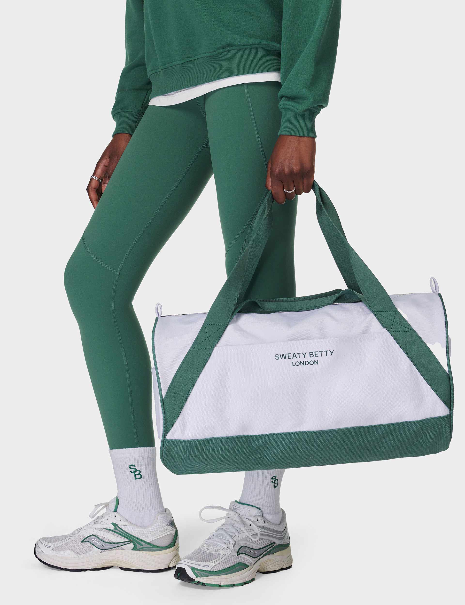 SB Canvas Duffel Bag - Glade Green | Waterproof Travel Duffel for Gym, Weekend Trips & Outdoor Adventures