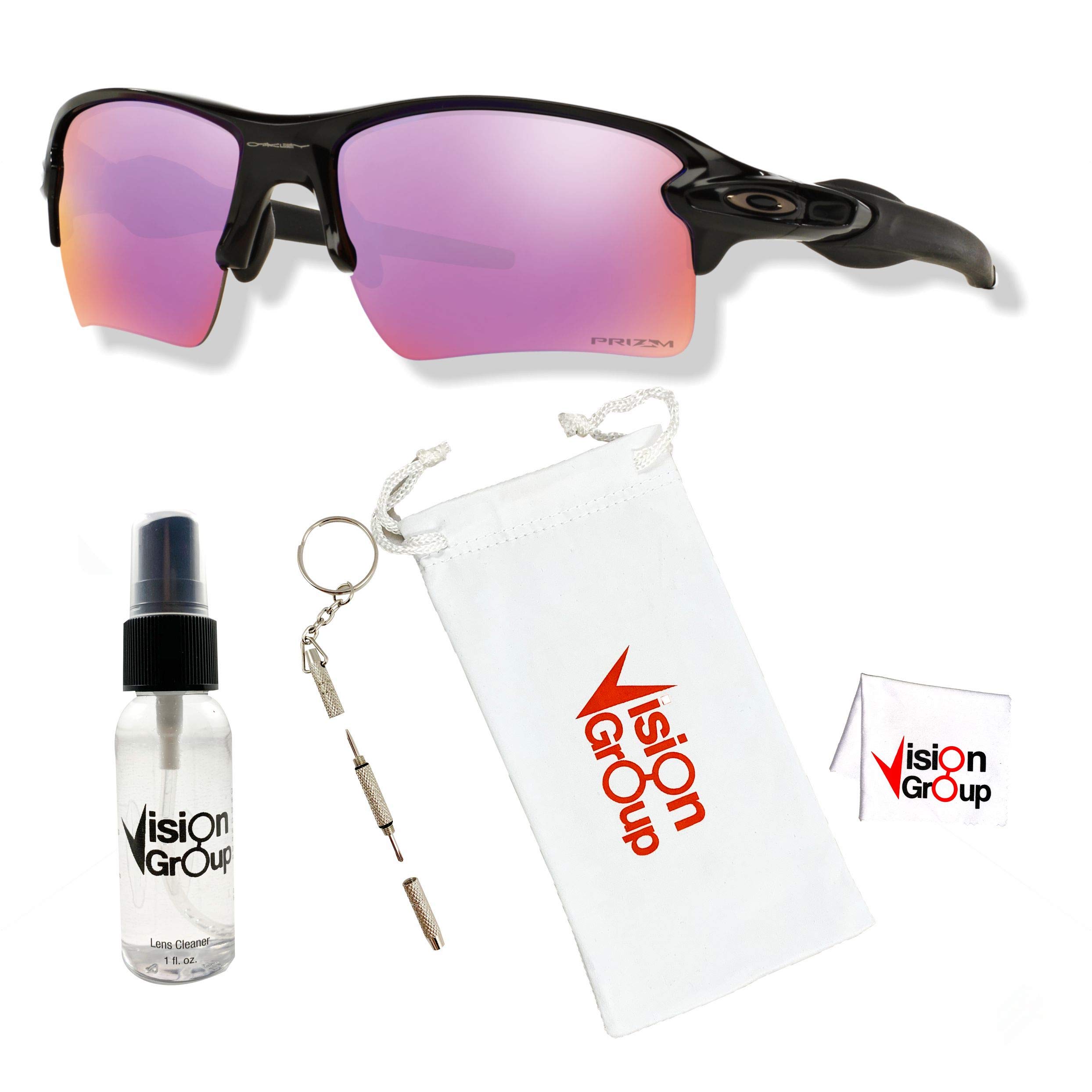 Oakley OO9188 Flak 2.0 XL Polarized Sunglasses with Bonus Lens Kit - UV Protection Sports & Driving Shades for Men & Women