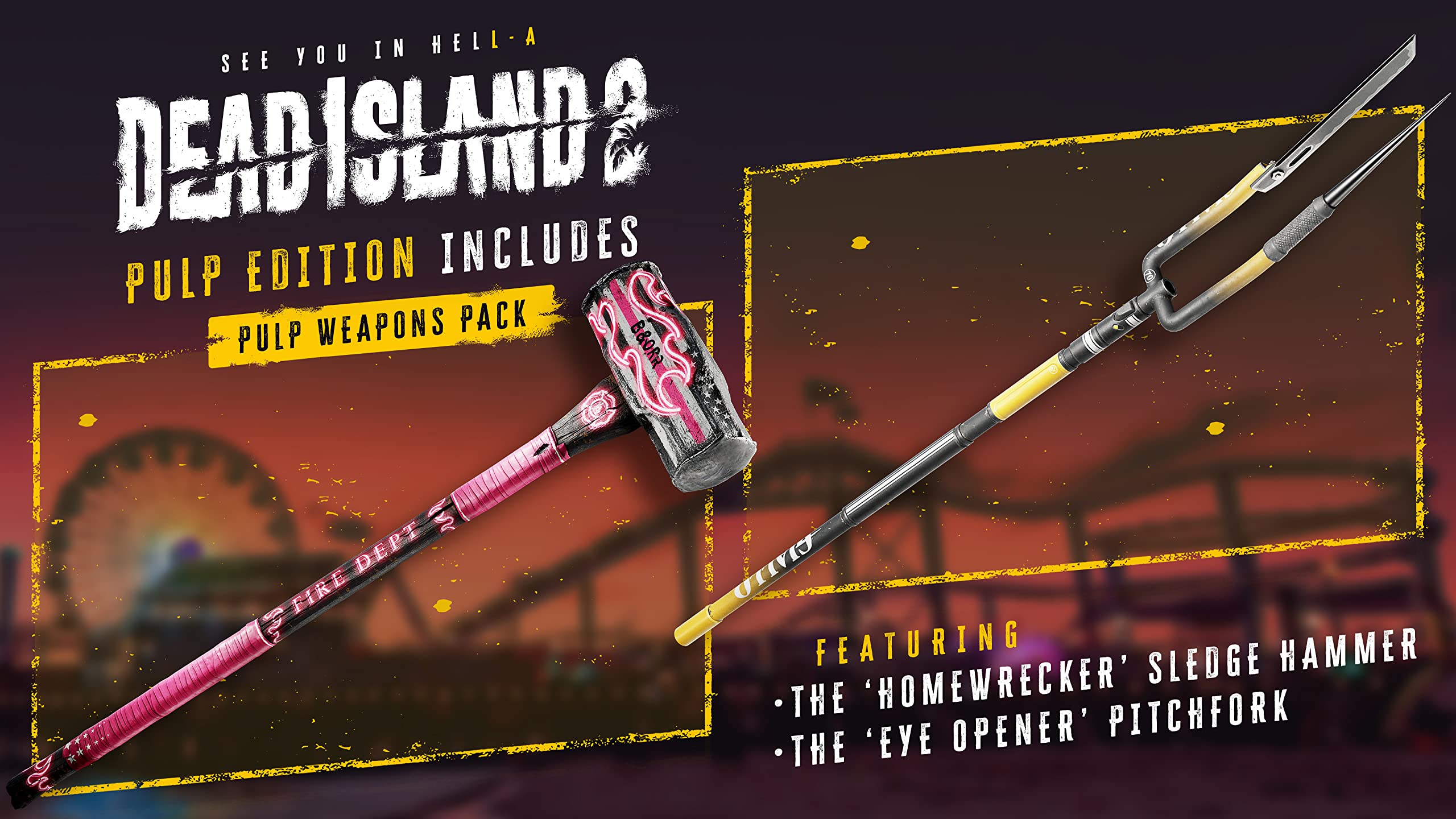 Dead Island 2: HELL-A Edition - PlayStation 4 Game | Zombie Survival Horror Action RPG | Perfect for Horror Fans & PS4 Gamers