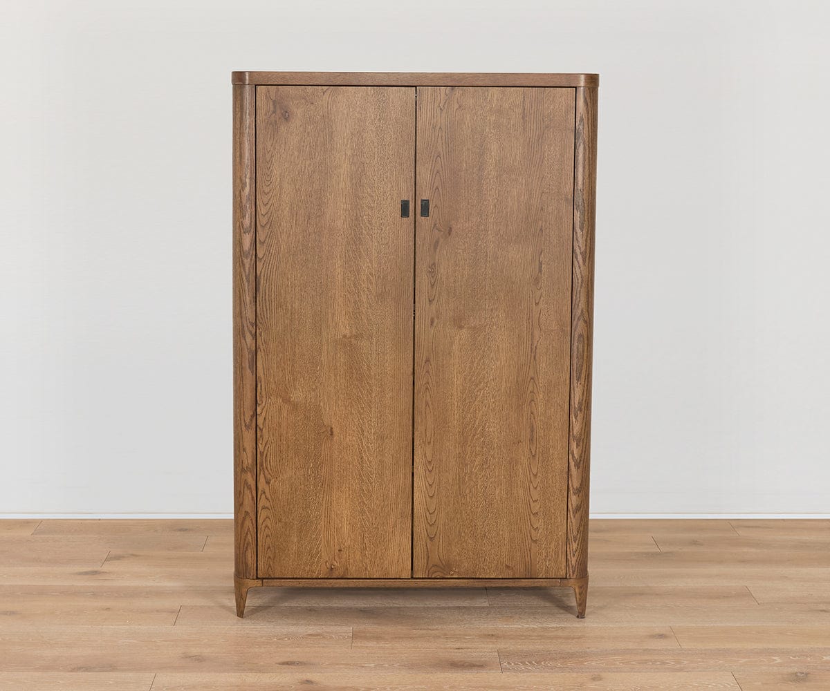 Modern Aden Tall Cabinet - 72 Inch Storage Cabinet with Adjustable Shelves for Living Room, Bedroom & Office Organization
