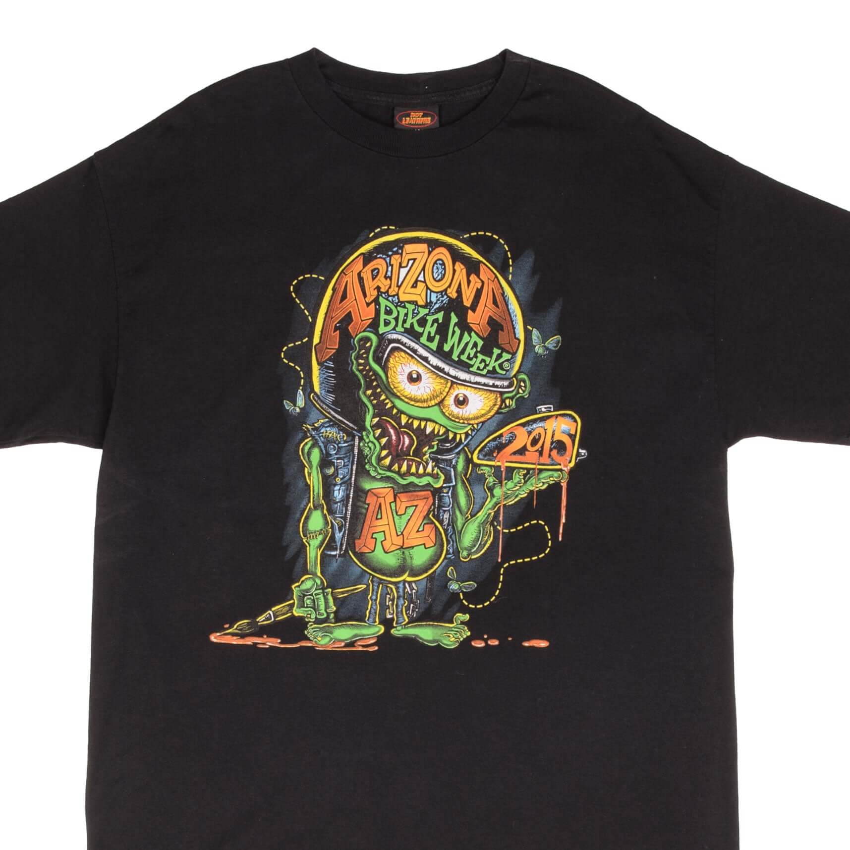 Vintage Arizona Hot Rod Bike Week 2015 T-Shirt - Men's XL Cotton Tee for Motorcycle Enthusiasts - Perfect for Biker Rallies, Car Shows & Casual Wear