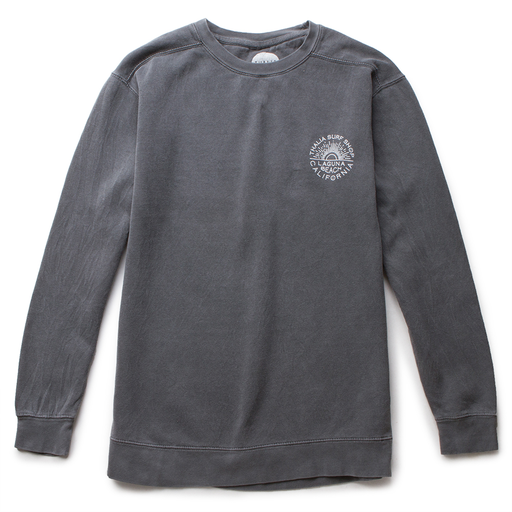 Thalia Surf Sunny Men's Fleece Crewneck Sweatshirt - Soft & Comfortable for Surfing, Beach & Casual Wear