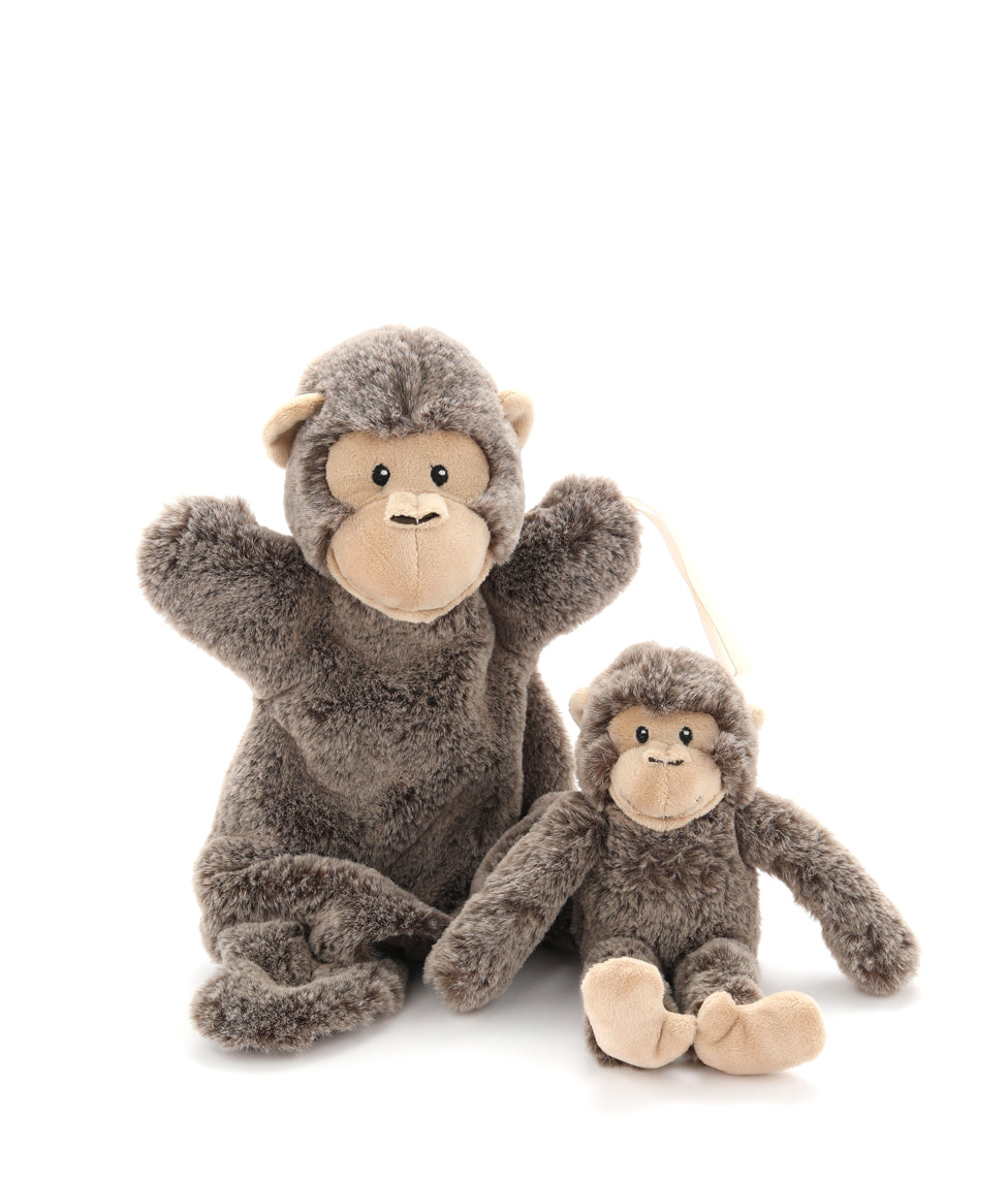 Forever Friend Mani Monkey Set - Cute Plush Monkey Toy for Kids, Perfect Gift for Birthdays & Holidays | Great for Playtime, Nursery Decor, and Cuddling