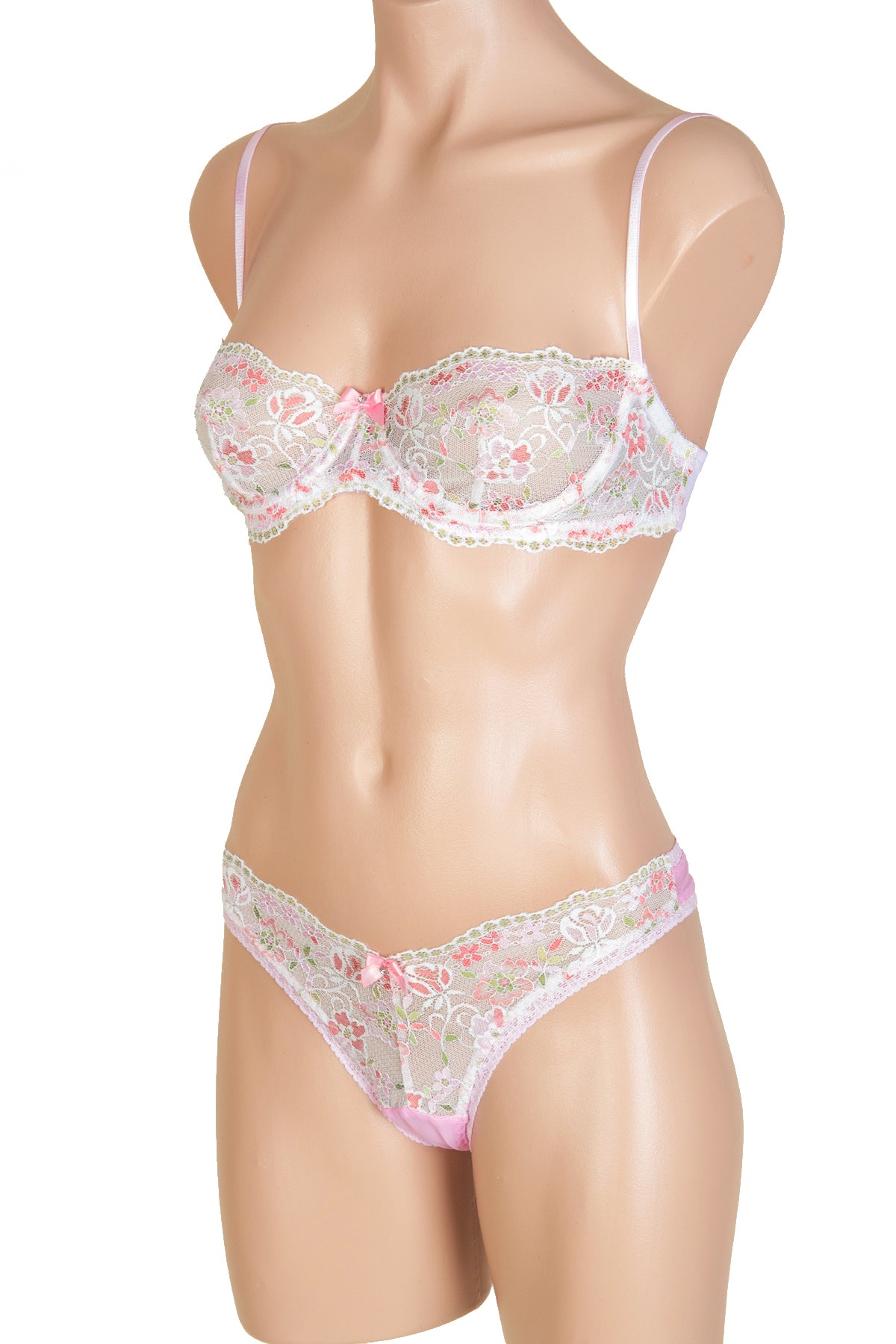 Marie Antoinette Nicole Demi Bra - Sexy Lace Underwire Push Up Bra for Women - Perfect for Date Night & Special Occasions
