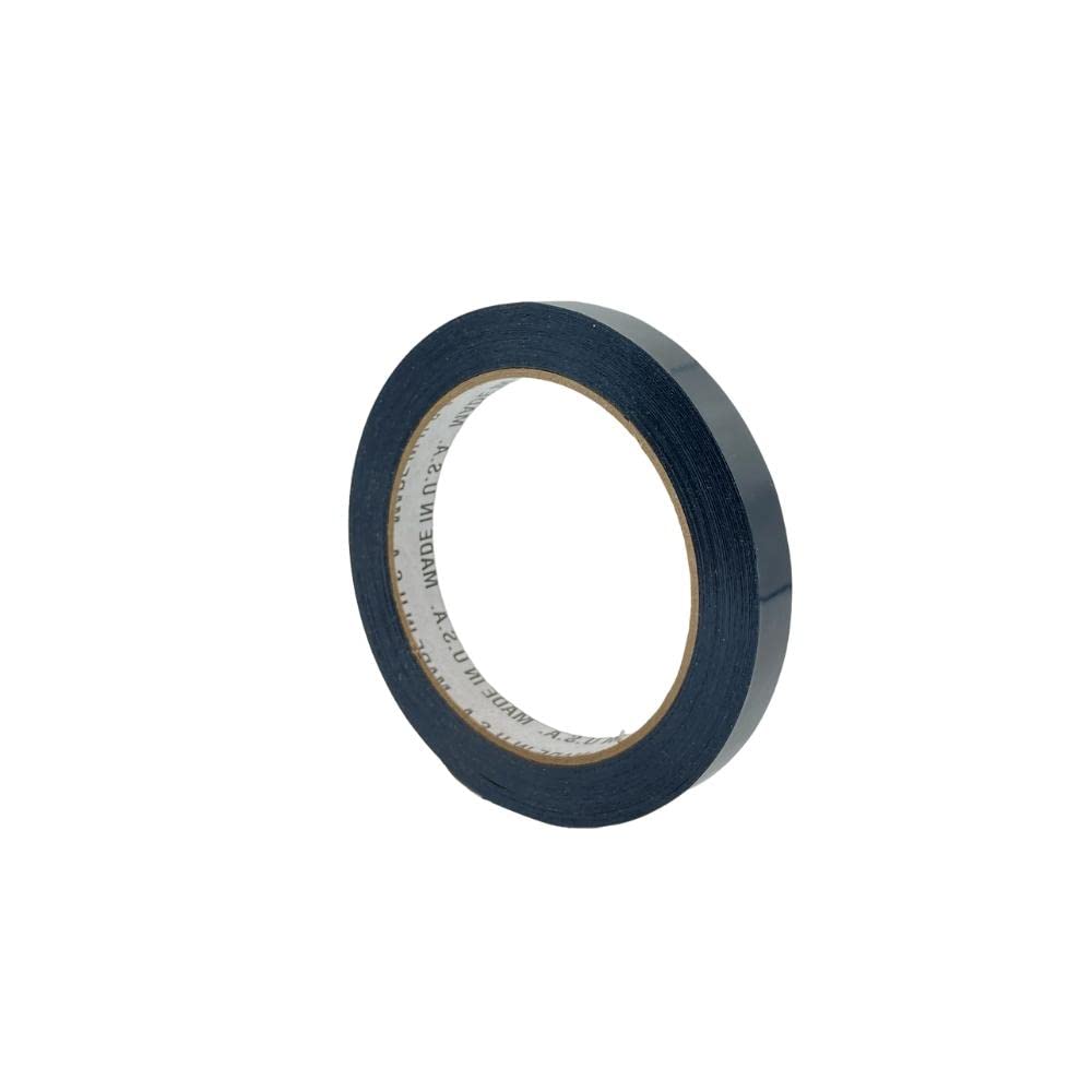 PSBM 1/2 Inch x 60 Yards Heavy Duty Strapping Tape - 5184 Pack Black Polypropylene Bundling Tape for Palletizing, Shipping & Packaging - Ideal for Warehouse, Moving & Industrial Reinforcement