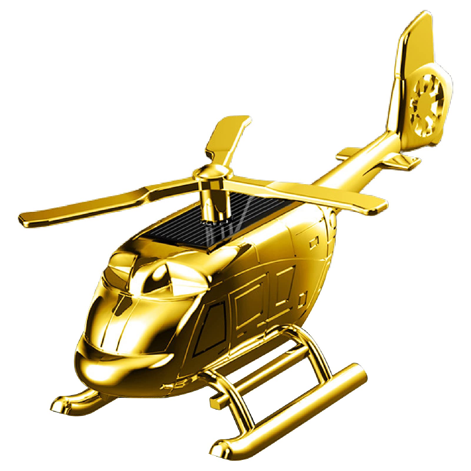Solar Powered Mini Helicopter Car Air Freshener - Creative Vent Clip Diffuser with Fragrance - Car Aromatherapy Decor for Office, Home & Travel Use