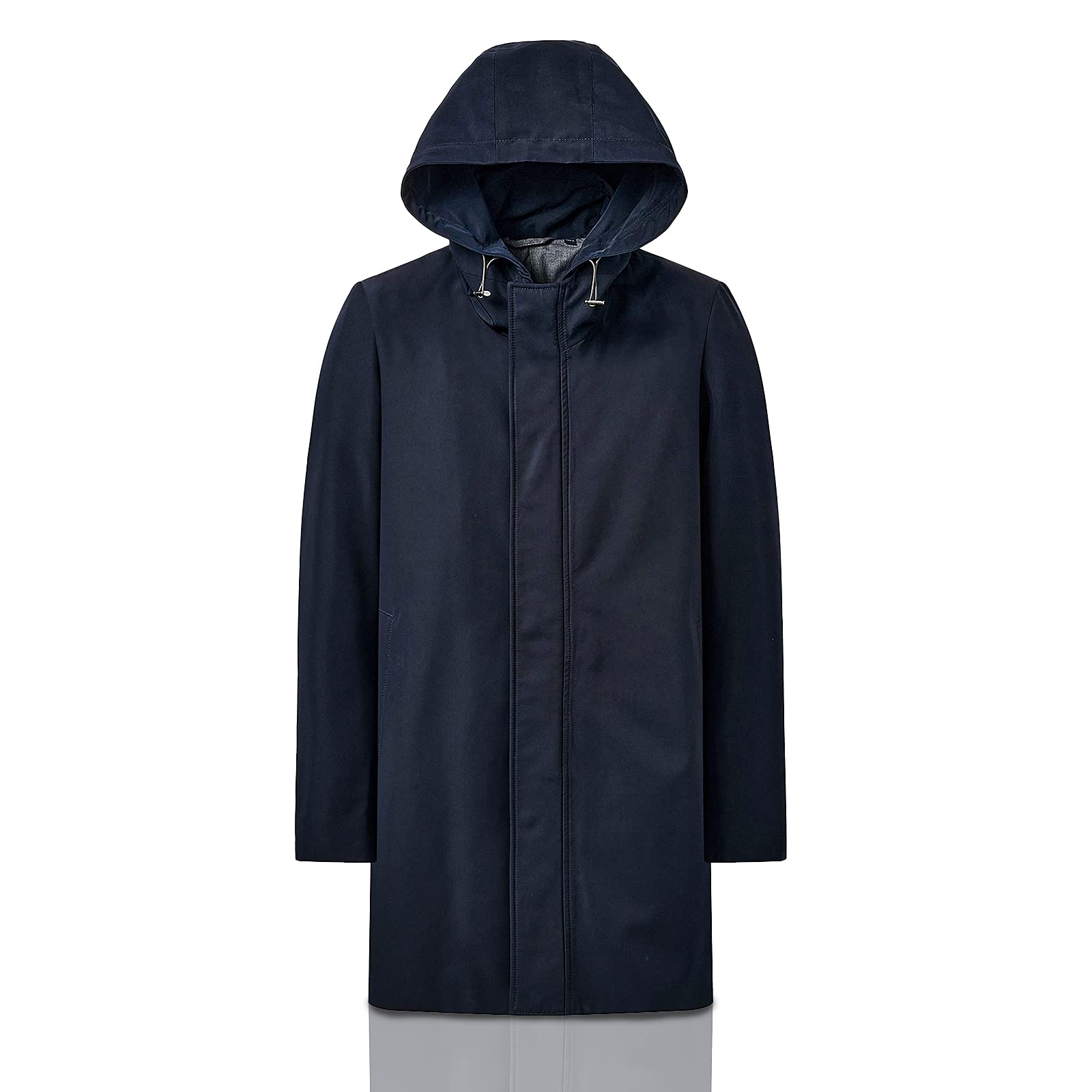 AIYIMEI Men's Waterproof Slim Fit Trench Coat - Windbreaker Jacket & Long Overcoat for Business, Travel & Outdoor Activities