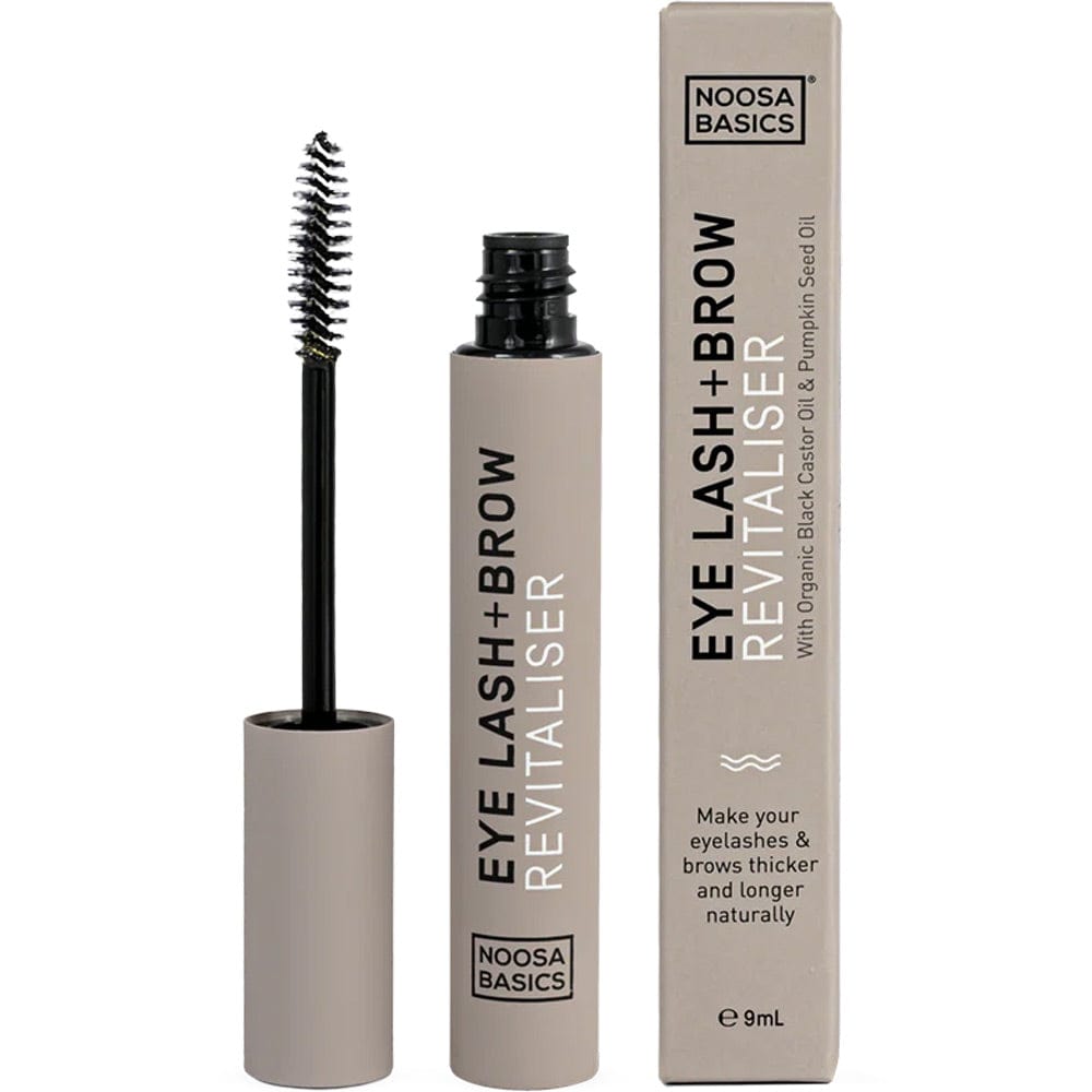 Noosa Basics Organic Eyelash & Eyebrow Growth Serum - Natural Lash & Brow Enhancer for Thicker, Fuller Lashes & Brows - Perfect for Nighttime Use & Daily Beauty Routine
