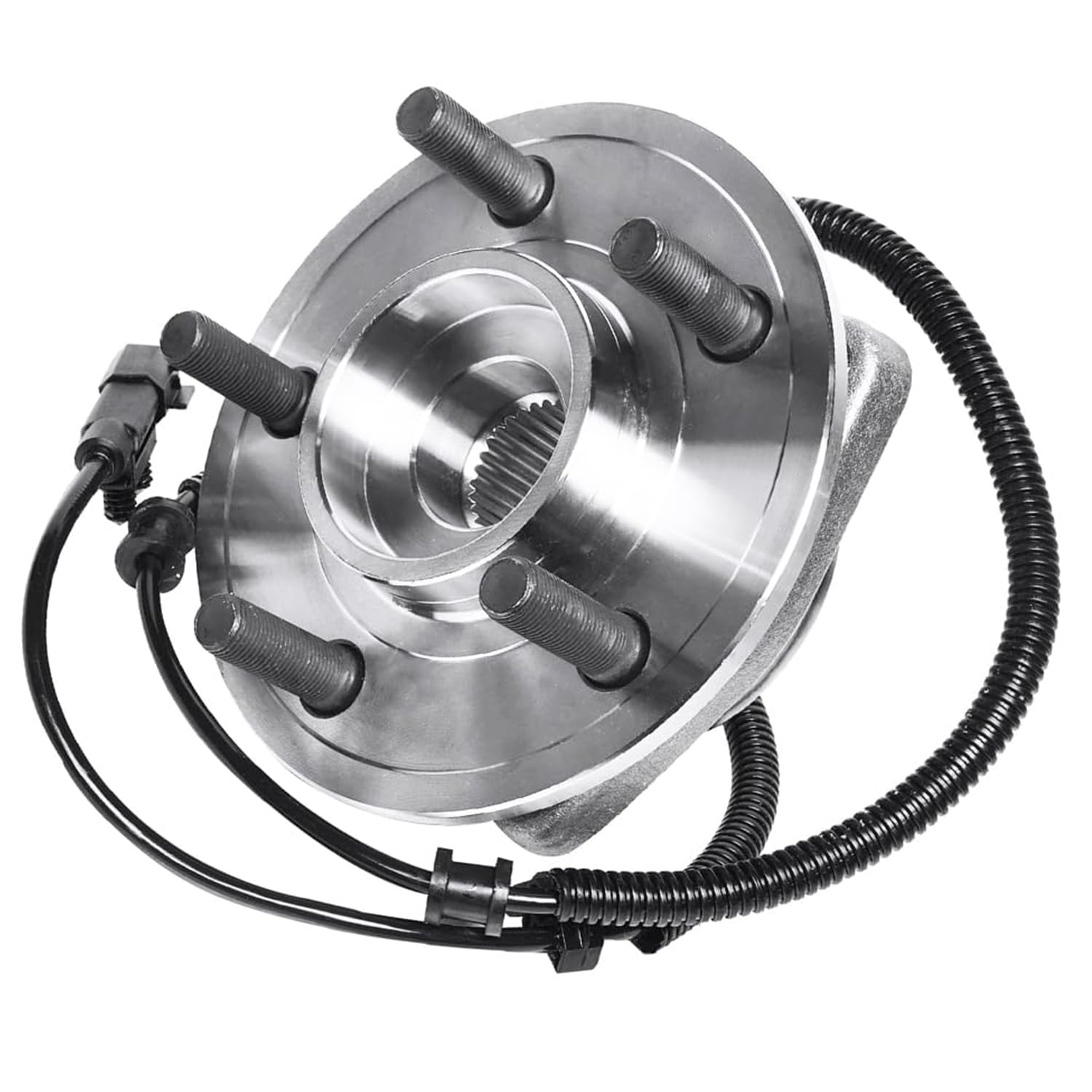 Detroit Axle - 2 Front Wheel Bearing Hub Assemblies for 2008-2012 Jeep Liberty & 2007-2011 Dodge Nitro | Replacement Wheel Bearings & Hubs Kit | Off-Road & Daily Driving Use