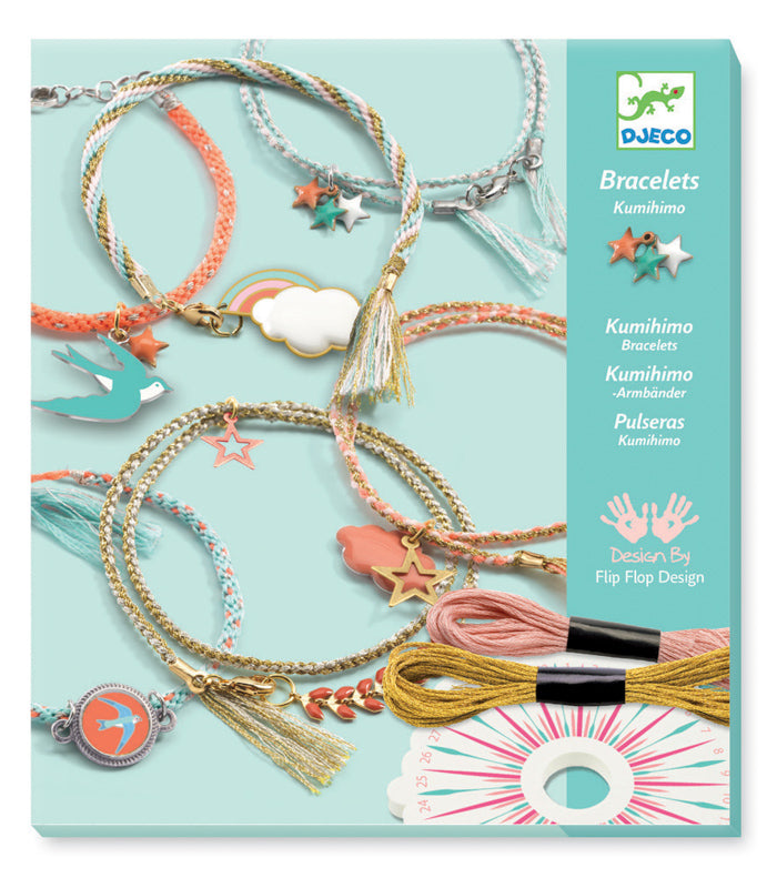 Celeste Bracelet Jewelry Making Kit for Kids - DIY Craft Set by Djeco - Perfect for Birthday Gifts & Creative Playtime