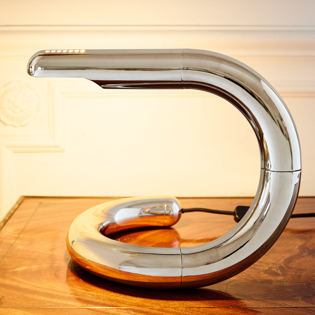Modern Aspide Table Lamp - Adjustable LED Desk Light for Home Office, Bedroom & Study - Warm White & Cool White Light Modes - Perfect for Reading, Working & Relaxing