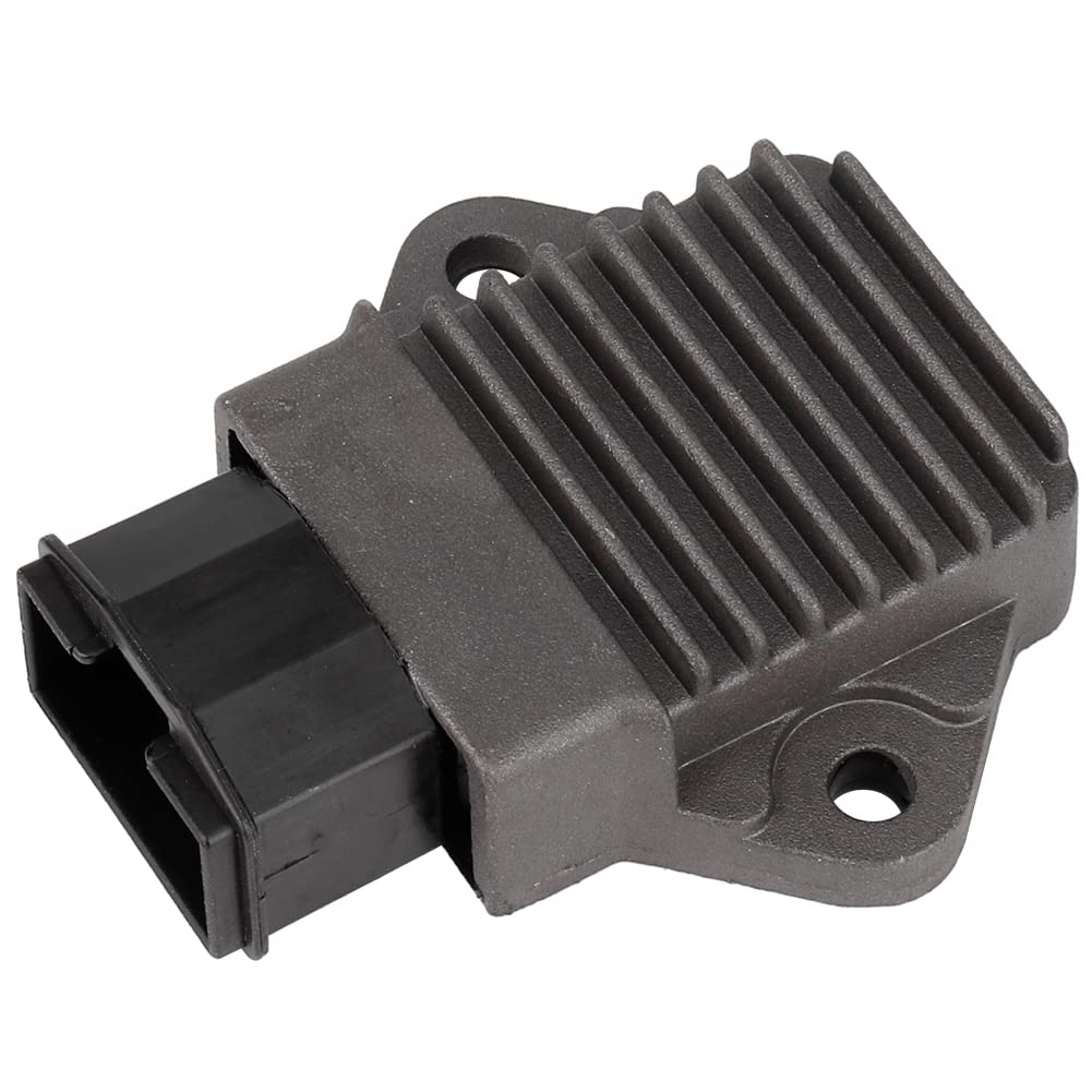 High-Performance Motorcycle Voltage Rectifier & Regulator - Heatproof Metal Black for CBR600F, CBR400RR - Durable Replacement Part for Smooth Riding & Electrical System Protection