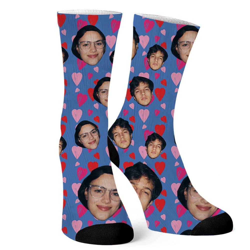 Custom Photo Socks - Personalized Face Socks for Men & Women | Unique Novelty Gift for Birthdays, Couples & Special Occasions