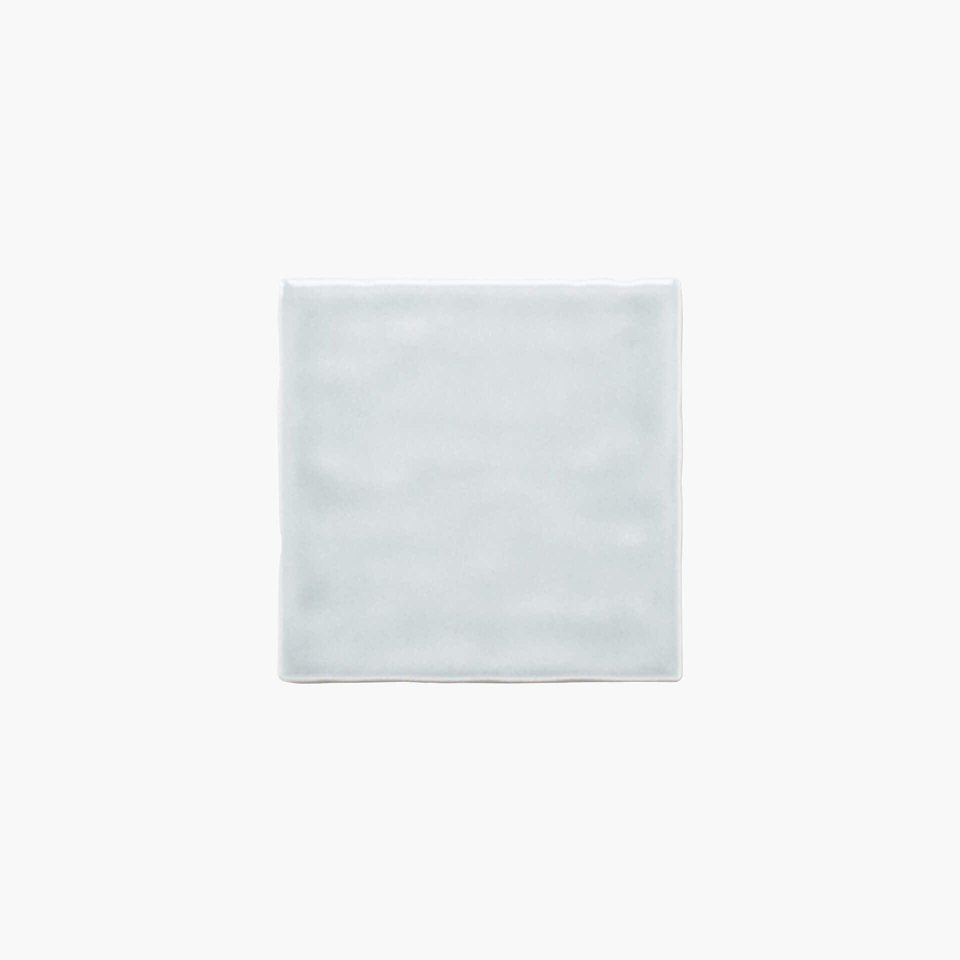 100x100mm Glossy Sky Blue Ceramic Square Tile - Sample for Kitchen Backsplash, Bathroom Wall, and DIY Home Decor Projects