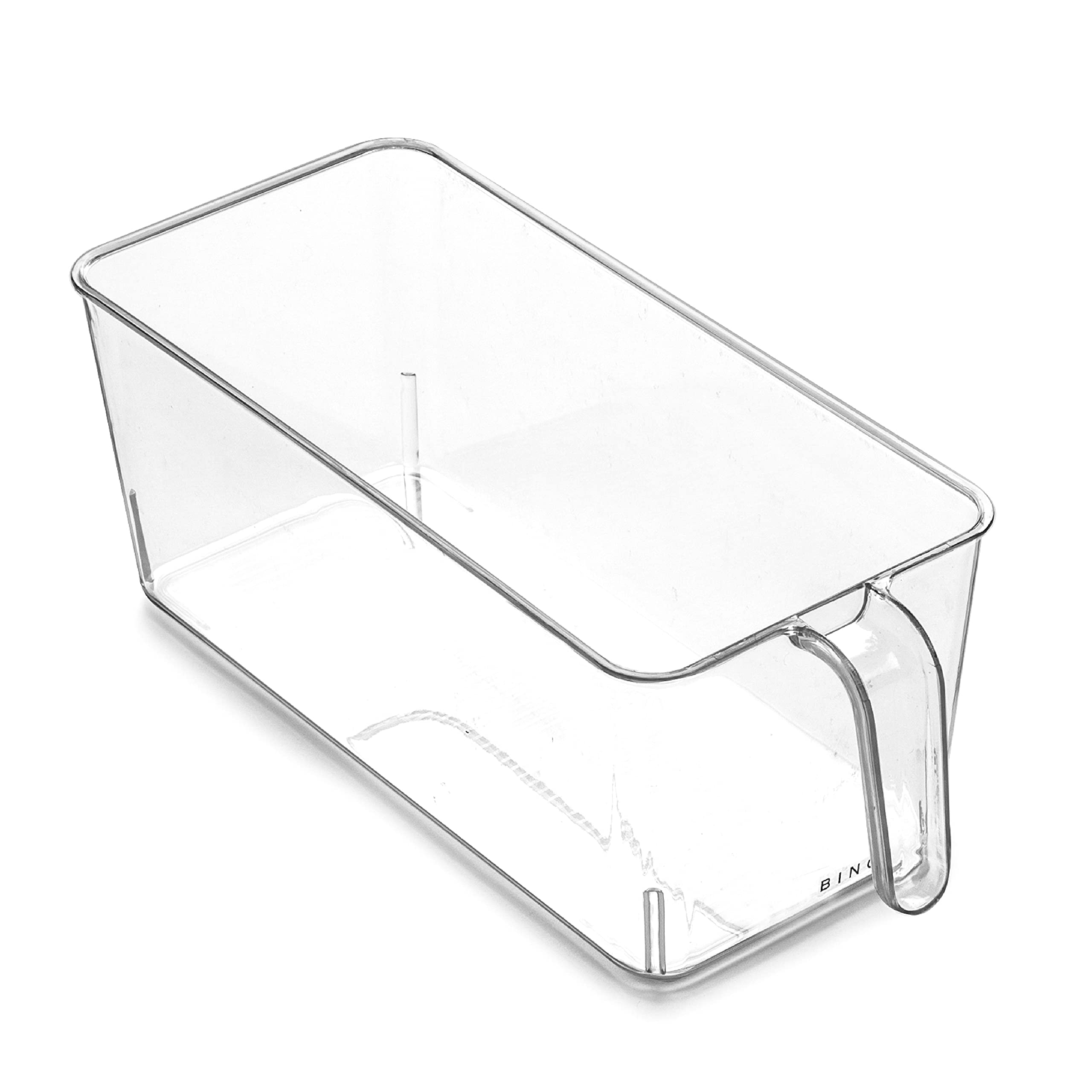 BINO Plastic Storage Bins 24-Pack Medium Size - Multi-Purpose Organizer with Built-In Handles | BPA-Free Stackable Containers for Pantry, Fridge, Freezer & Home Organization | Perfect for Kitchen, Bathroom, Closet & Office Storage Solutions