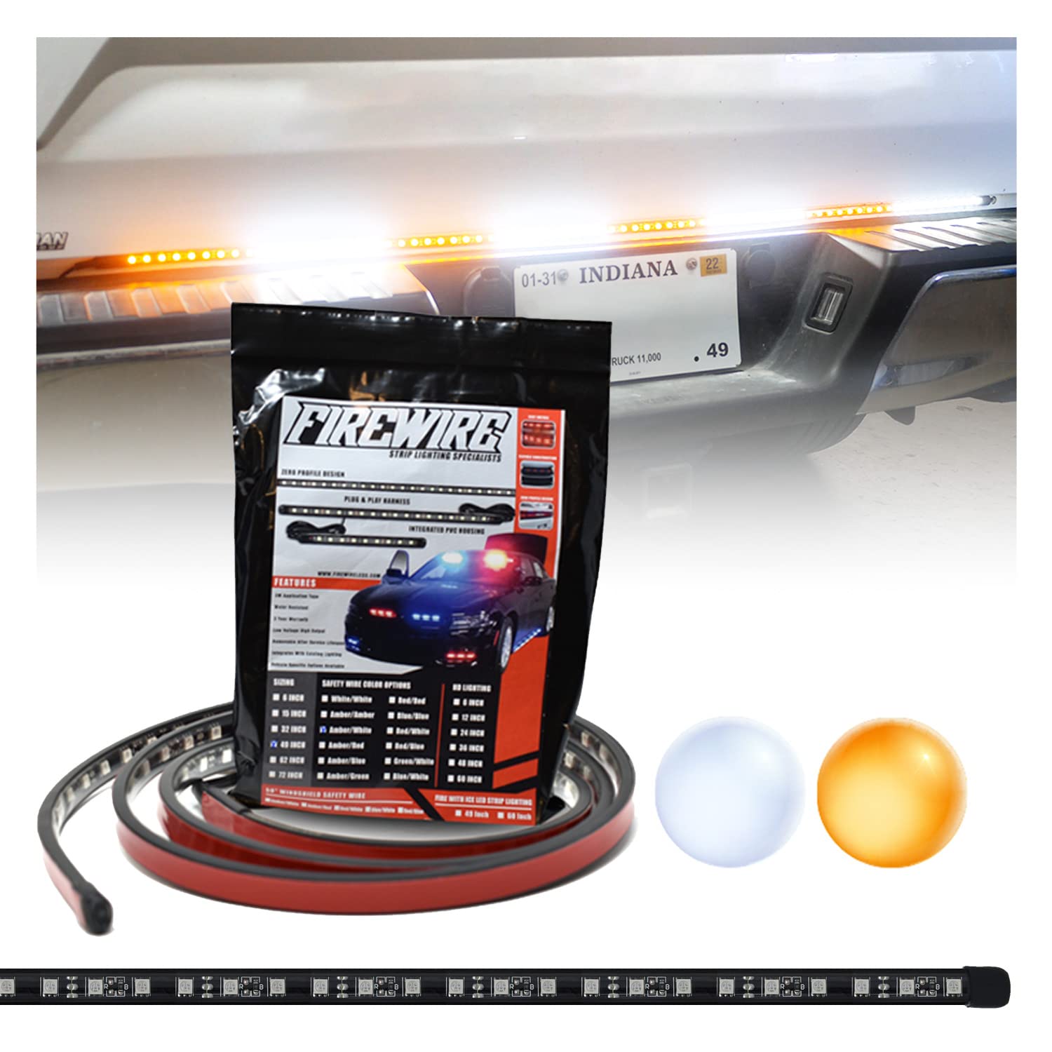 Firewire LEDs Emergency Truck Strobe Lights - 49
