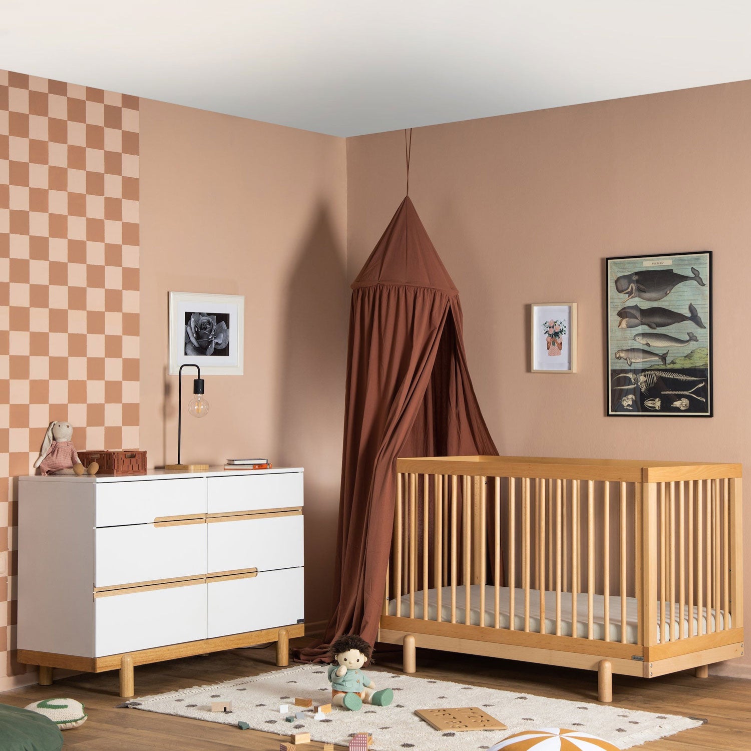 Bliss 4-in-1 Convertible Baby Crib - Toddler Bed, Daybed & Full-Size Bed | Safe & Stylish Nursery Furniture for Newborns to Teens | Perfect for Bedrooms, Daycare & Guest Rooms