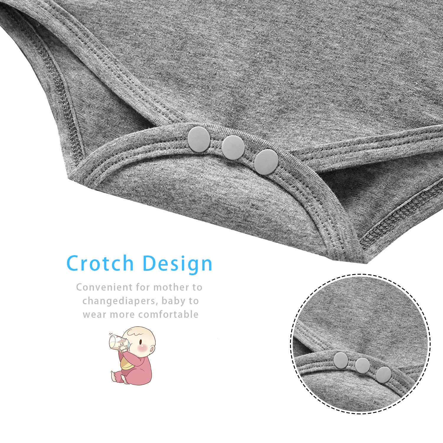YSCULBUTOL Baby Twins Bodysuit - Born to Rock Outfit for Newborns | Perfect for Twins Photo Shoots
