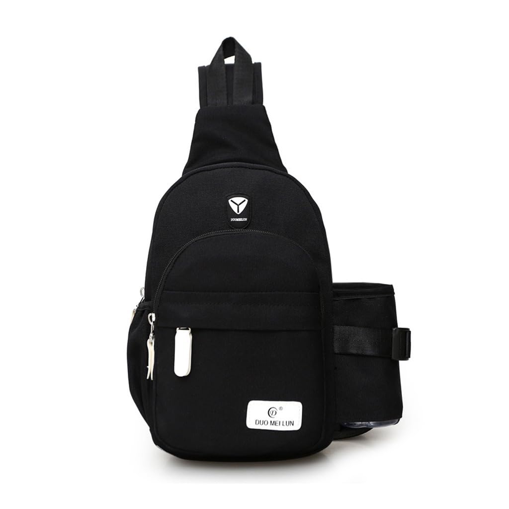 Premium Spencer Canvas Sling Bag for Men & Women - Durable Chest Shoulder Crossbody Backpack for Gym, Travel, Hiking & Outdoor Adventures | Perfect for Workouts, Commuting and Daily Use