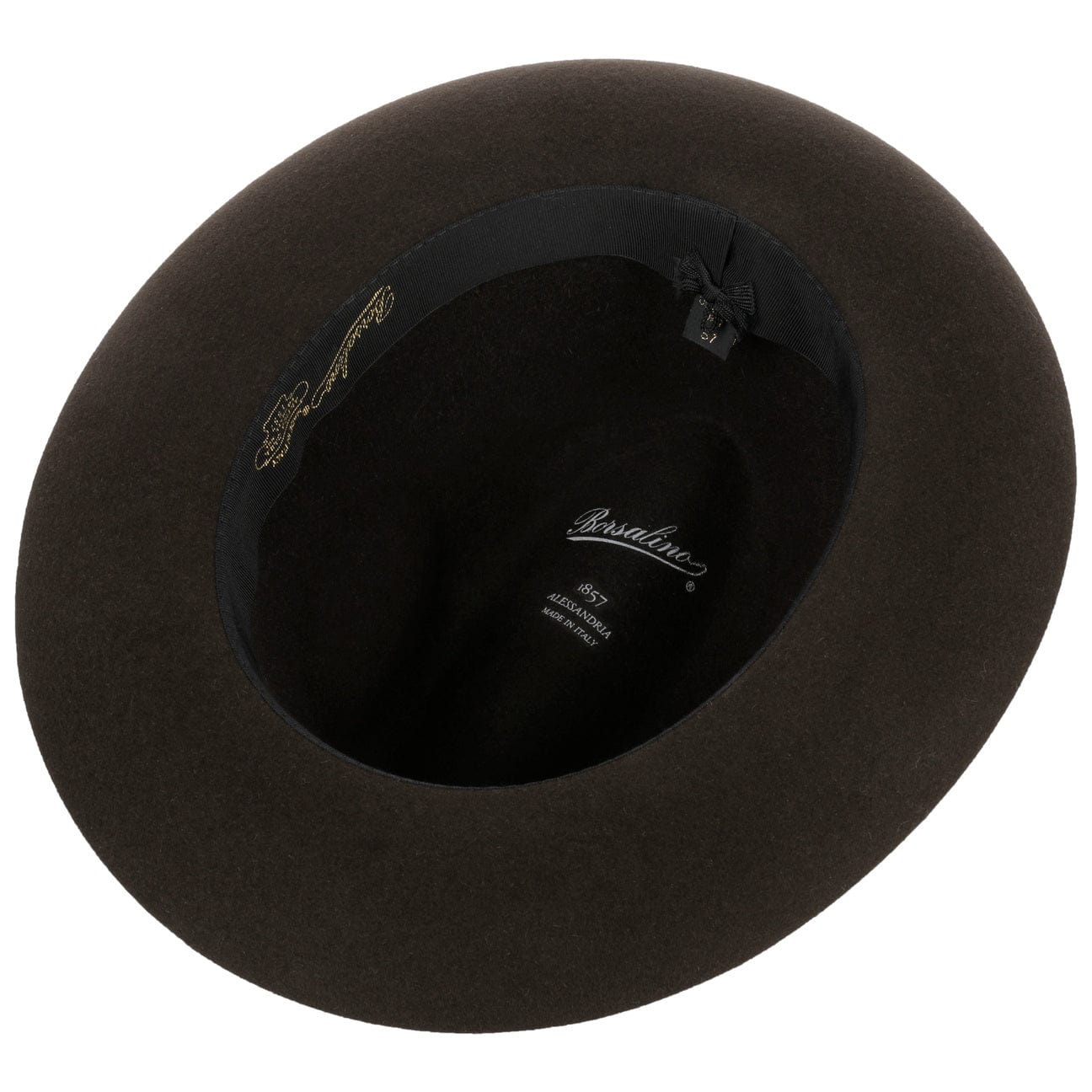 Borsalino Marengo Fur Felt Bogart Hat for Men - Classic Fedora Style for Outdoor, Travel & Formal Occasions