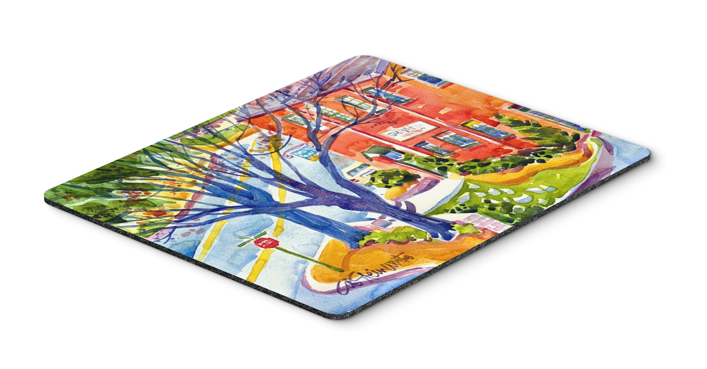 Caroline's Treasures 6057MP Harbour Mouse Pad - Large Washable Non-Slip Desk Mat for Home Office, Gaming & Work Computers | Perfect for Laptop Users, Hot Pads & Trivets in Kitchen or Workspace